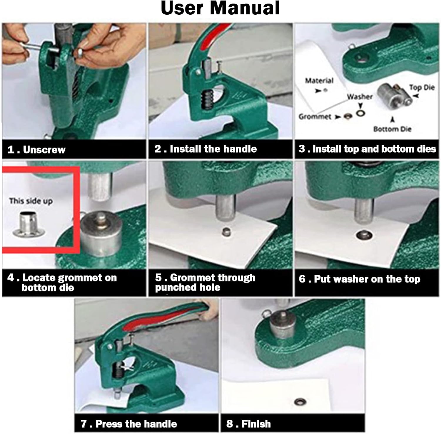 LetCart Macchina per Occhielli a Pressione - immagine 5