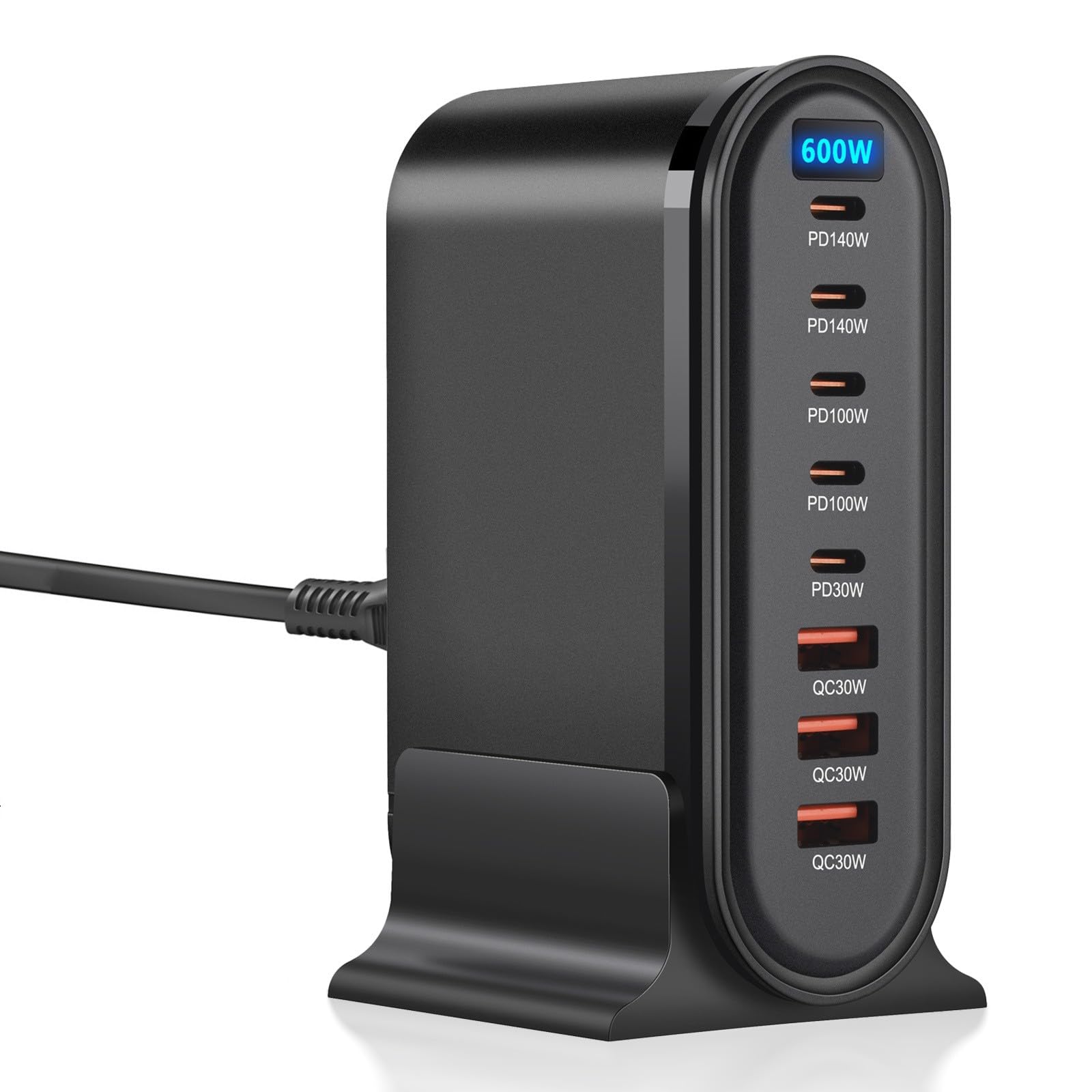 Caricatore USB C Multiplo 600W 8 Porte GaN