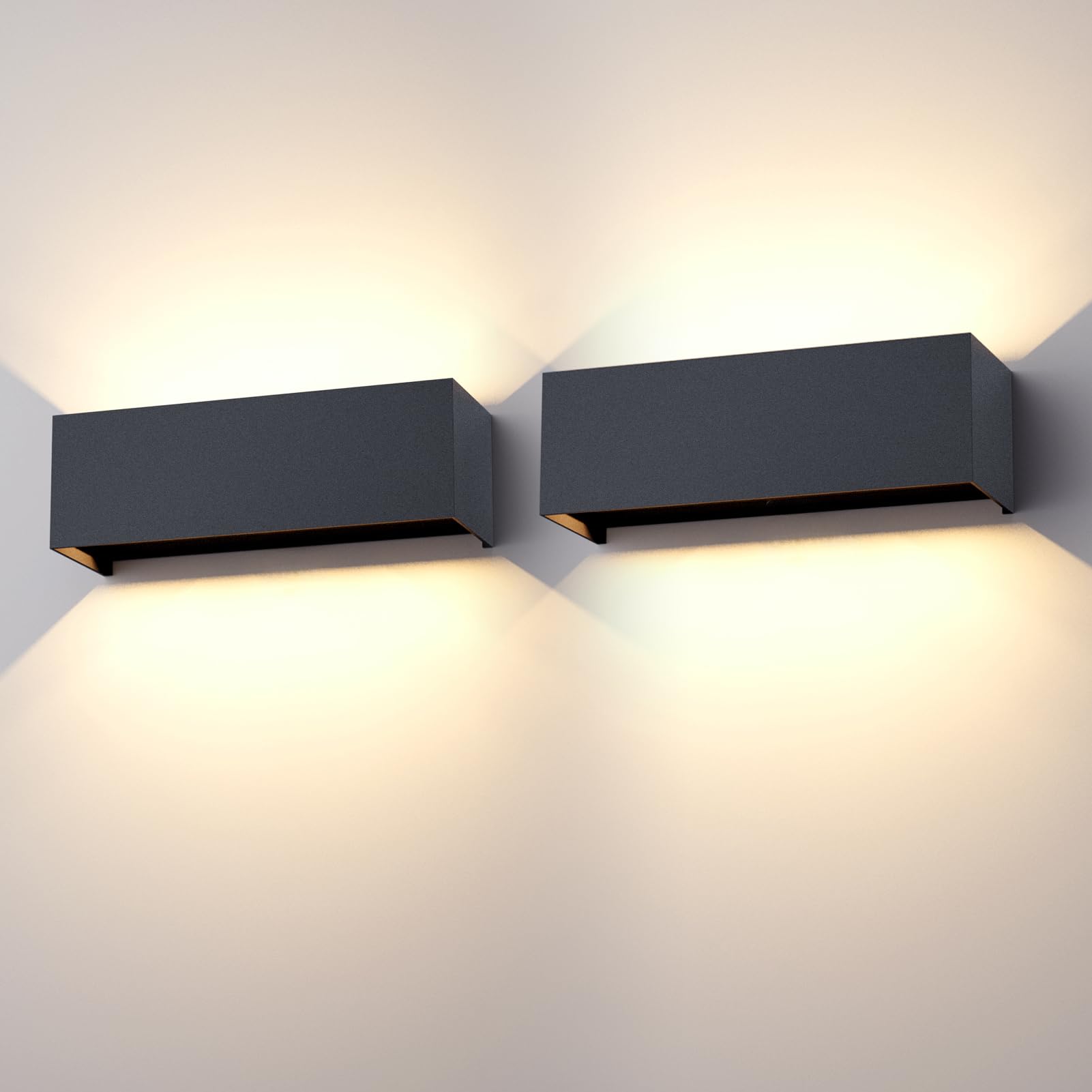 Klighten Lampade da Parete 30W Esterno/Interno, 2 PCS