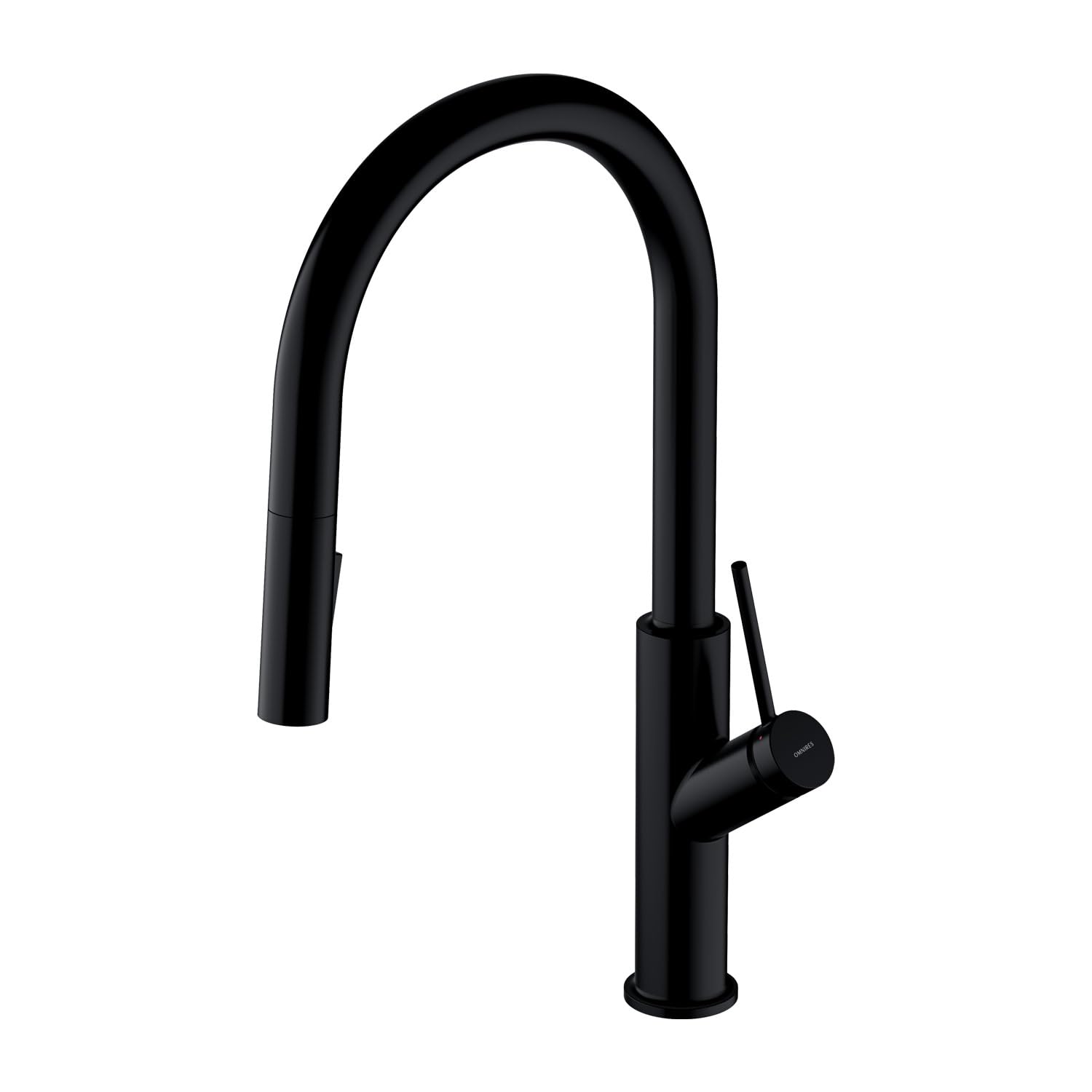 Omnires BE6455BL, Rubinetto della cucina BEND, Matte black