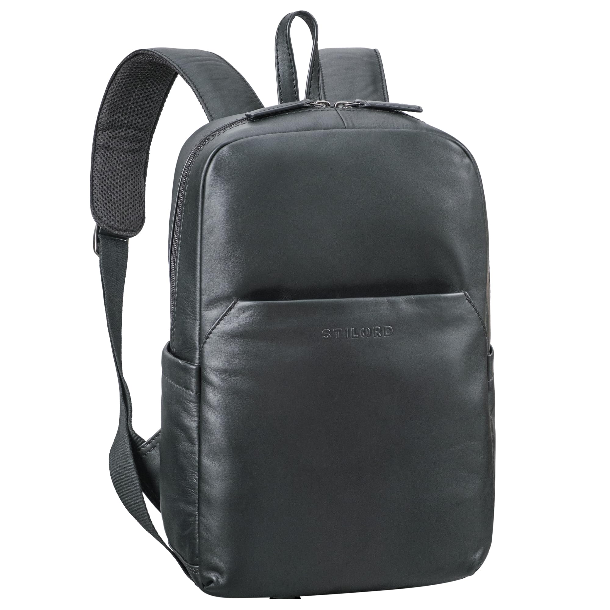 STILORD 'Kim' Zaino Donna Vera Pelle 12 pollici