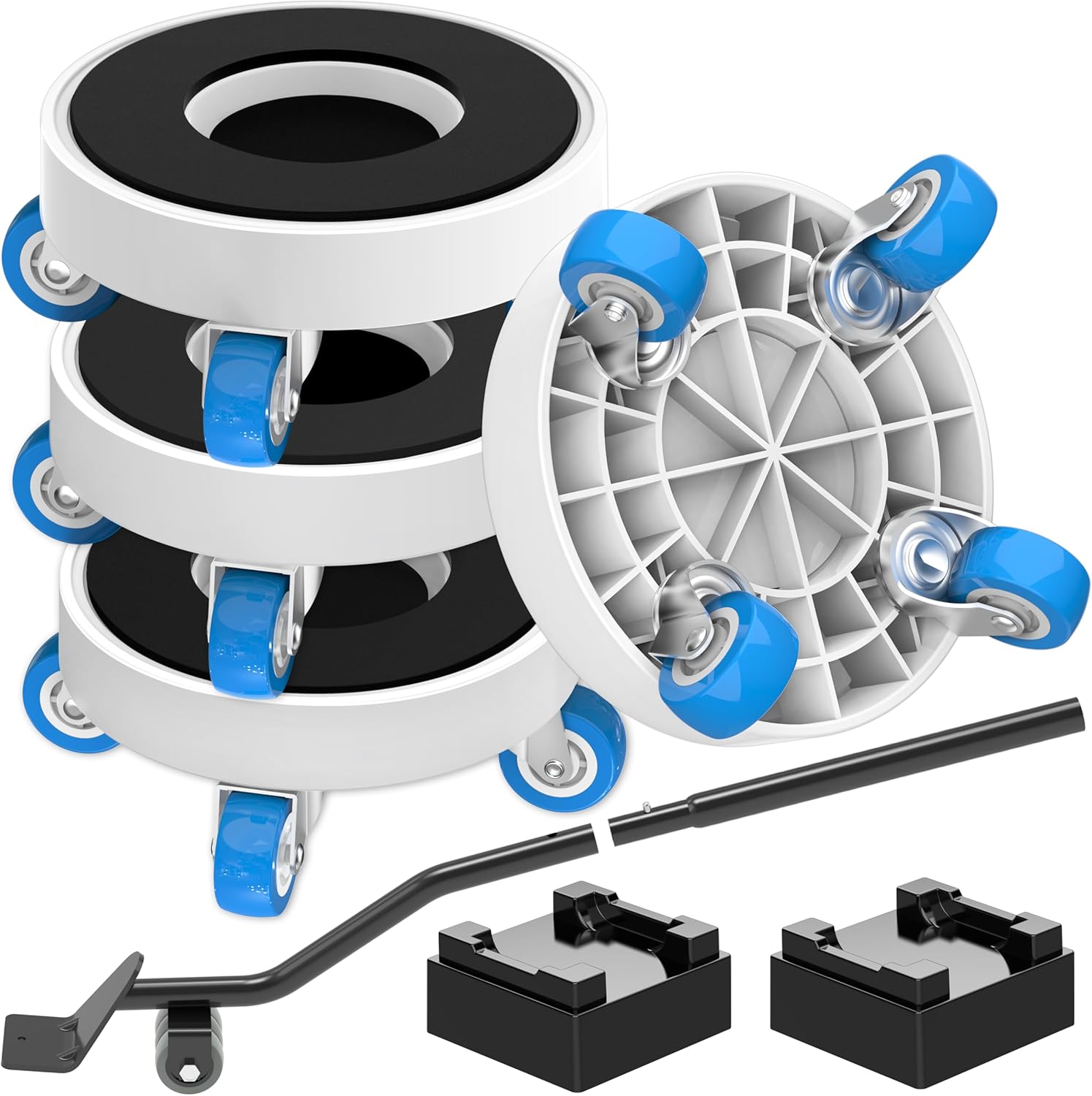 Niuxx Sollevatore Mobili con Ruote Girevoli 360° - immagine 1