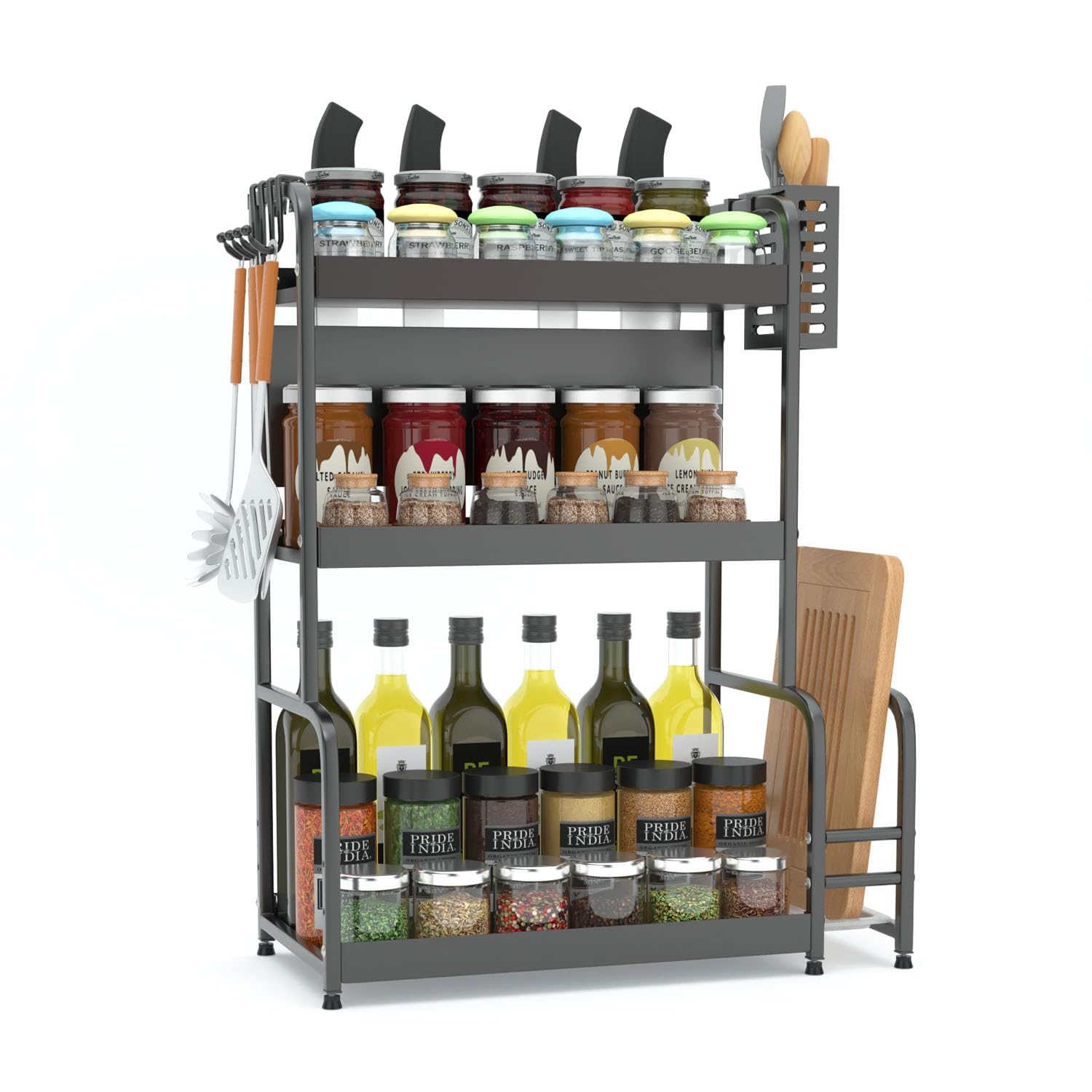 Portaspezie Salvaspazio 3 Strati Acciaio Carbonio