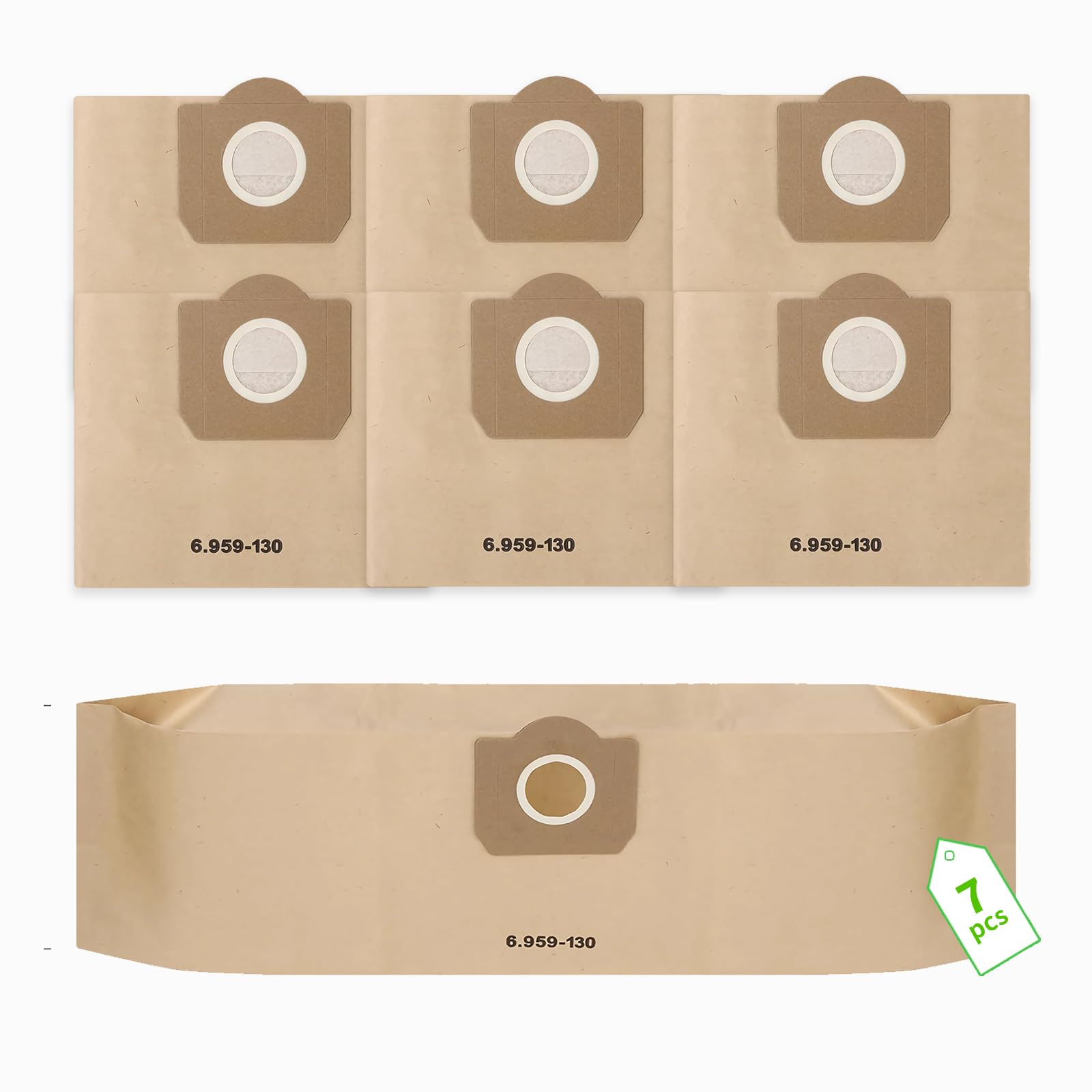 Sacchetti Filtro per Aspirapolvere Karcher WD3 - 7 Pezzi