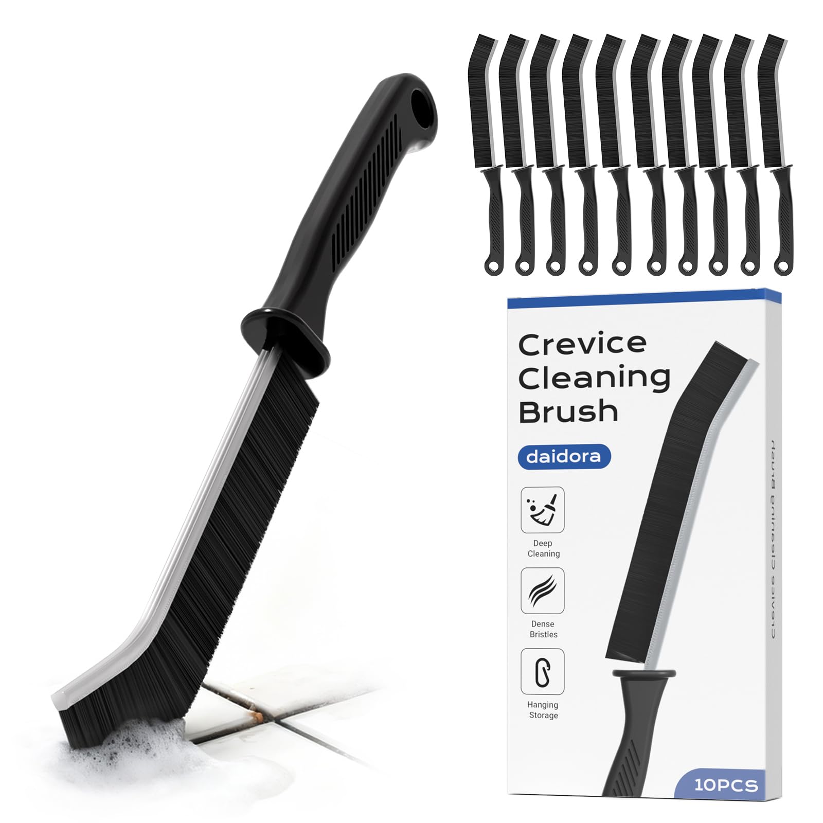 Spazzola per Pulire Doccia e Fessure - 10 Pezzi