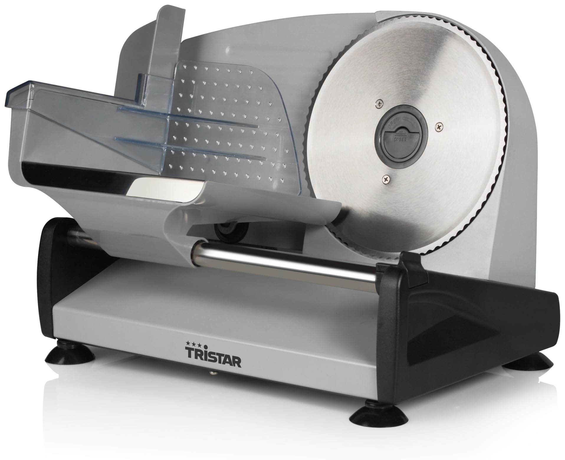 Tristar EM-2099 Affettatrice, 150 W, Lama 19 cm in Acciaio Inossidabile