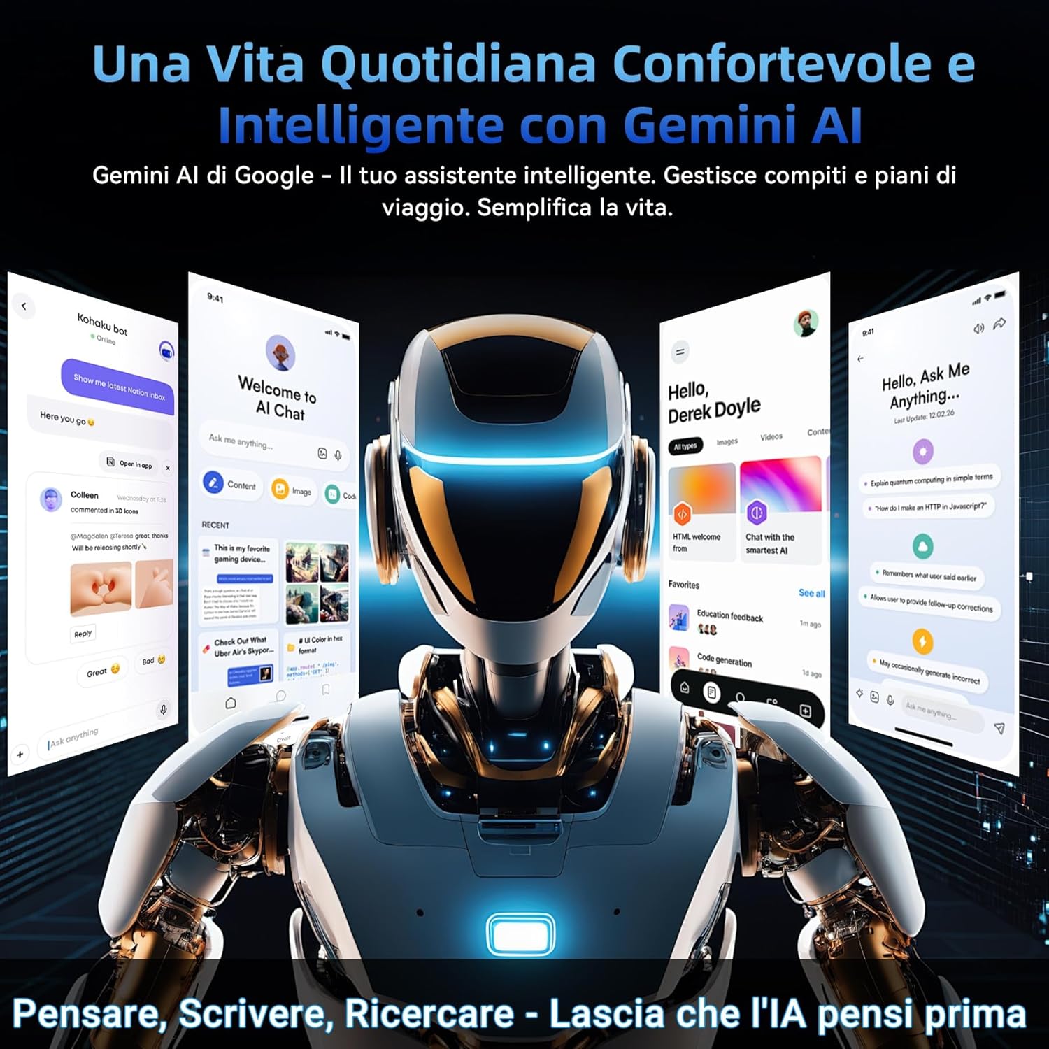 Tablet Android 16 con Tastiera e Penna, Display FHD 11" - immagine 2