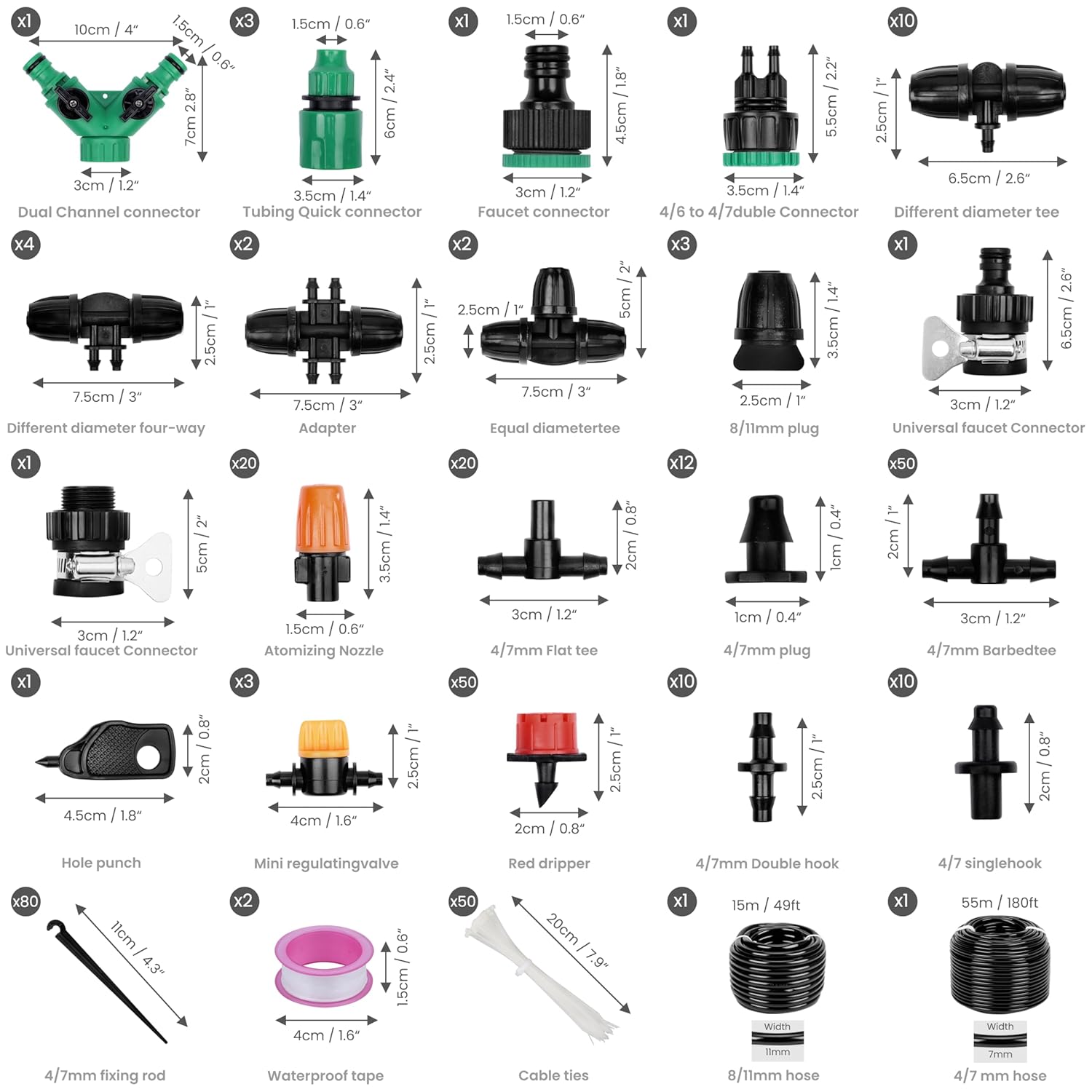 Belle Vous Kit Irrigazione Automatica 55m+15m - immagine 2