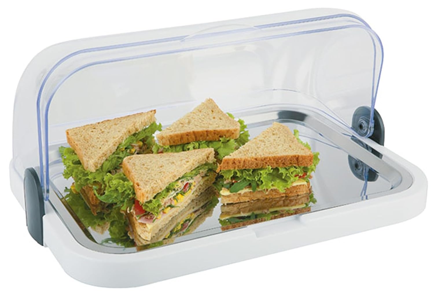 Aps Buffet Showcase - Cofano Trasparente Roll-Top - immagine 1