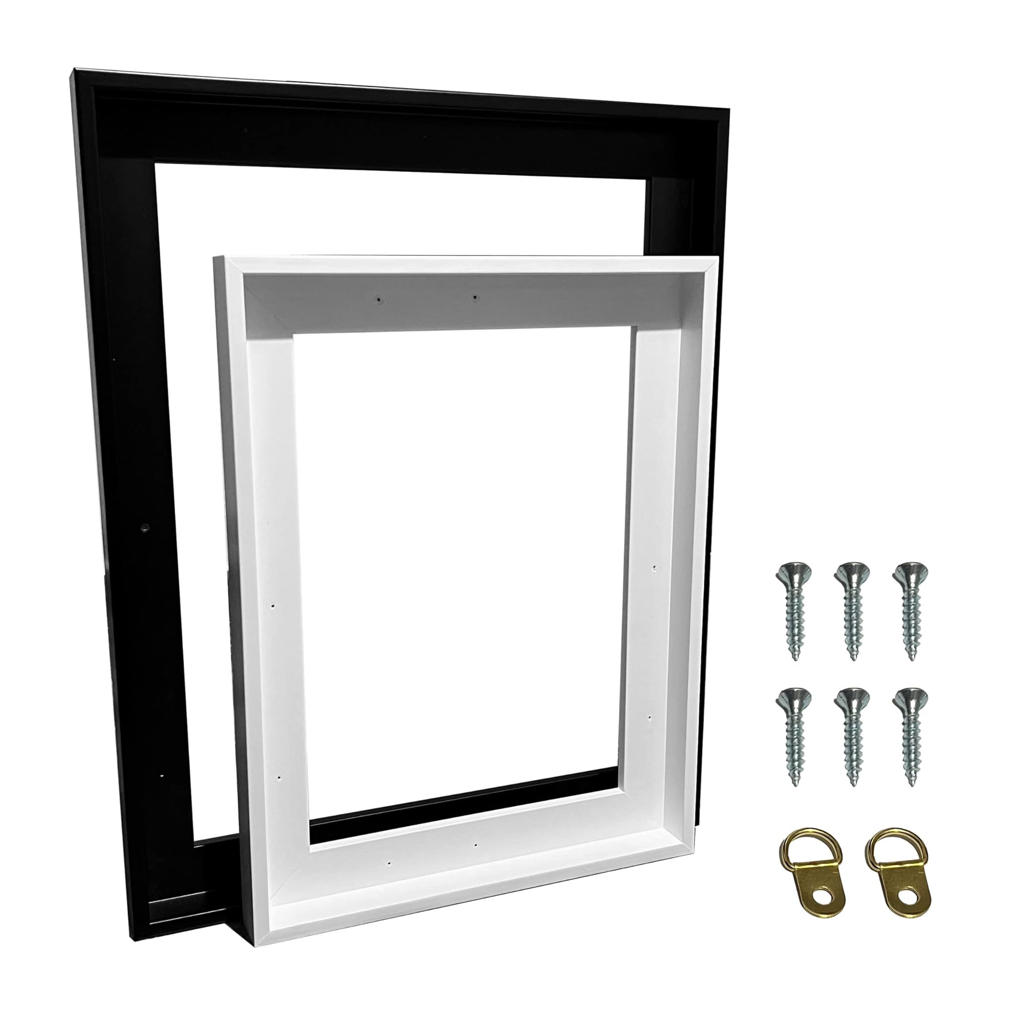 Artnova Cornice Galleggiante per Tela 50x70cm, Nero