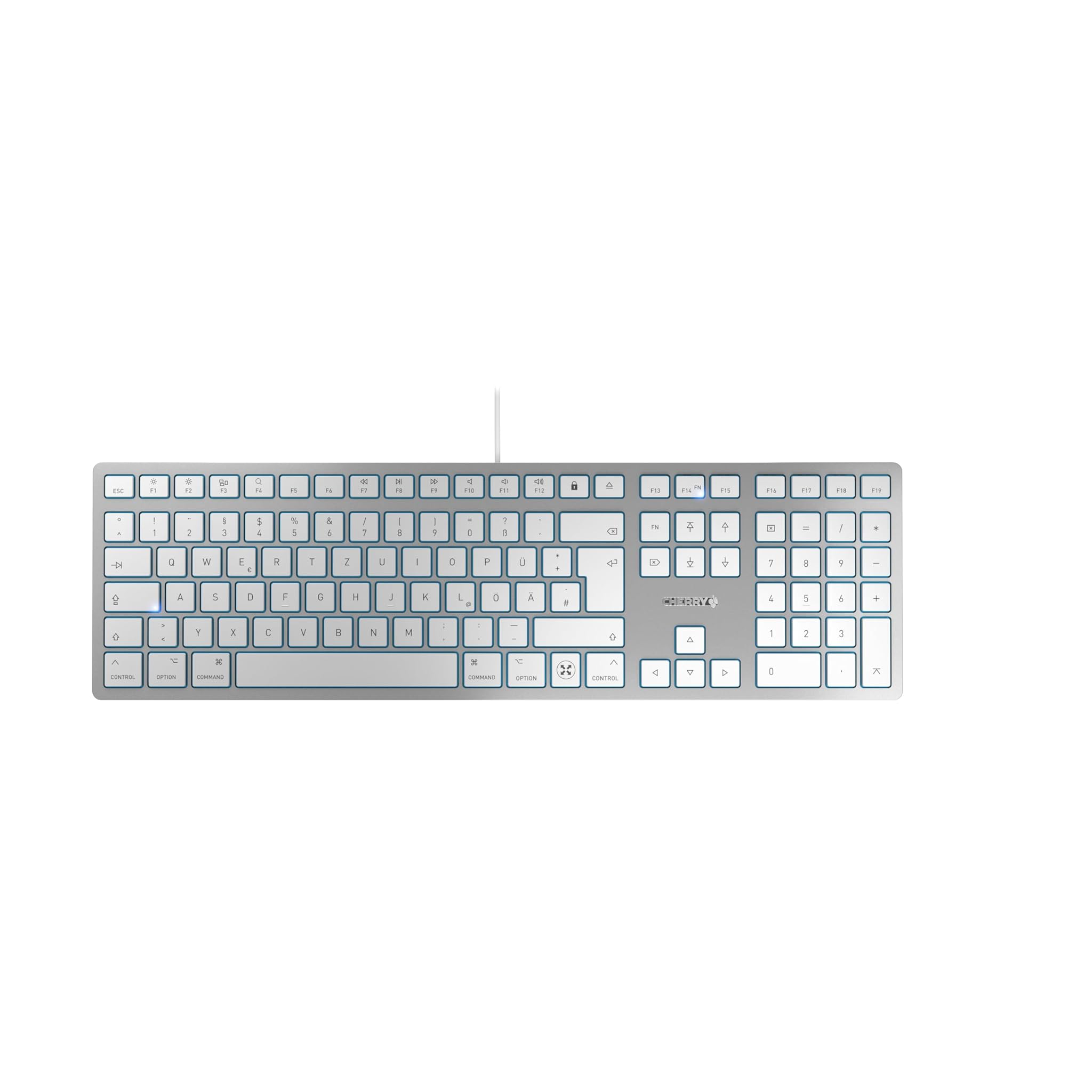 Cherry KC 6000C FOR MAC - Tastiera Mac con Filo USB-C