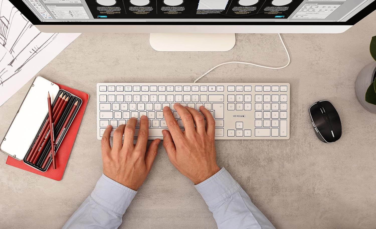 Cherry KC 6000C FOR MAC - Tastiera Mac con Filo USB-C - immagine 2