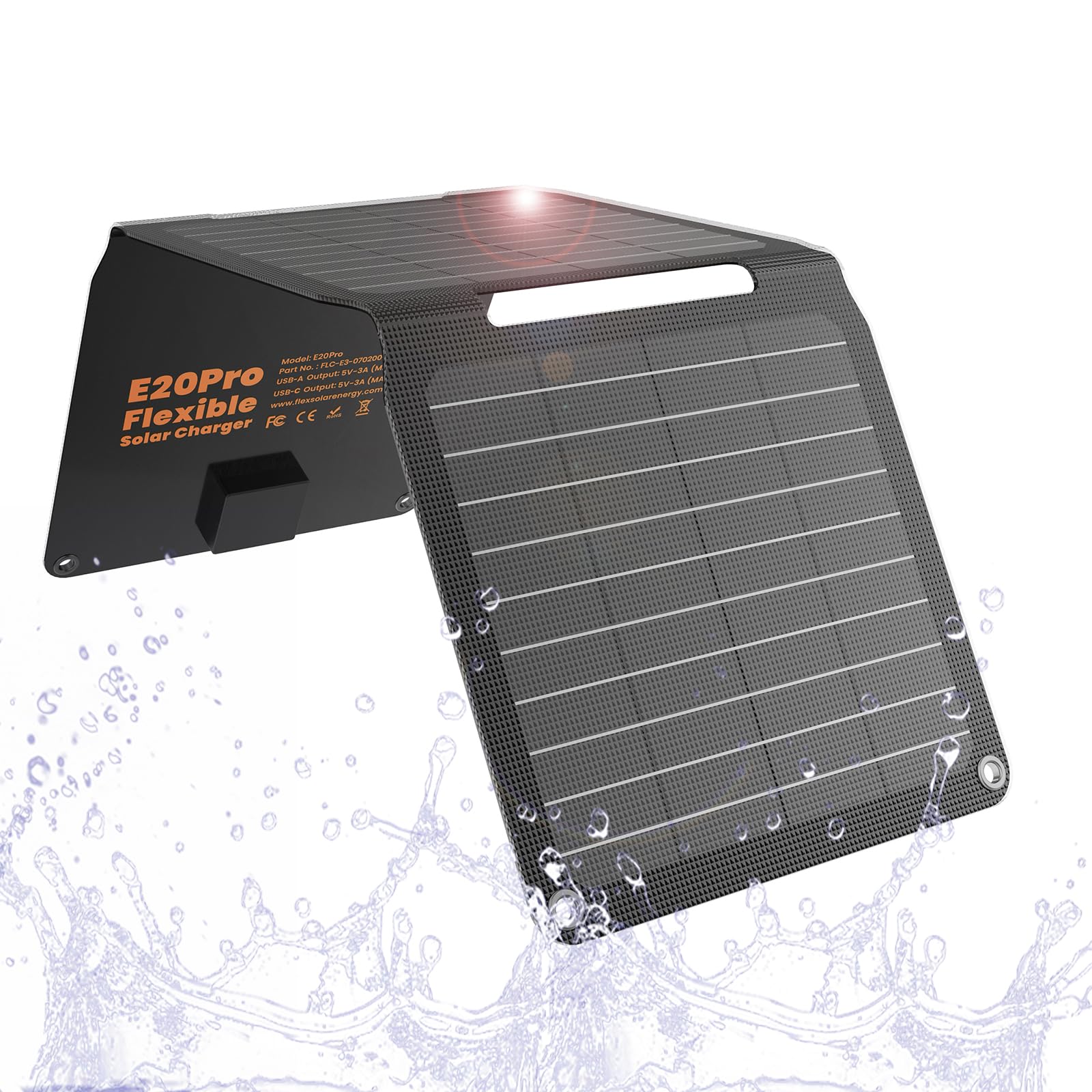 Flexsolar Caricatore Solare Pieghevole 20W