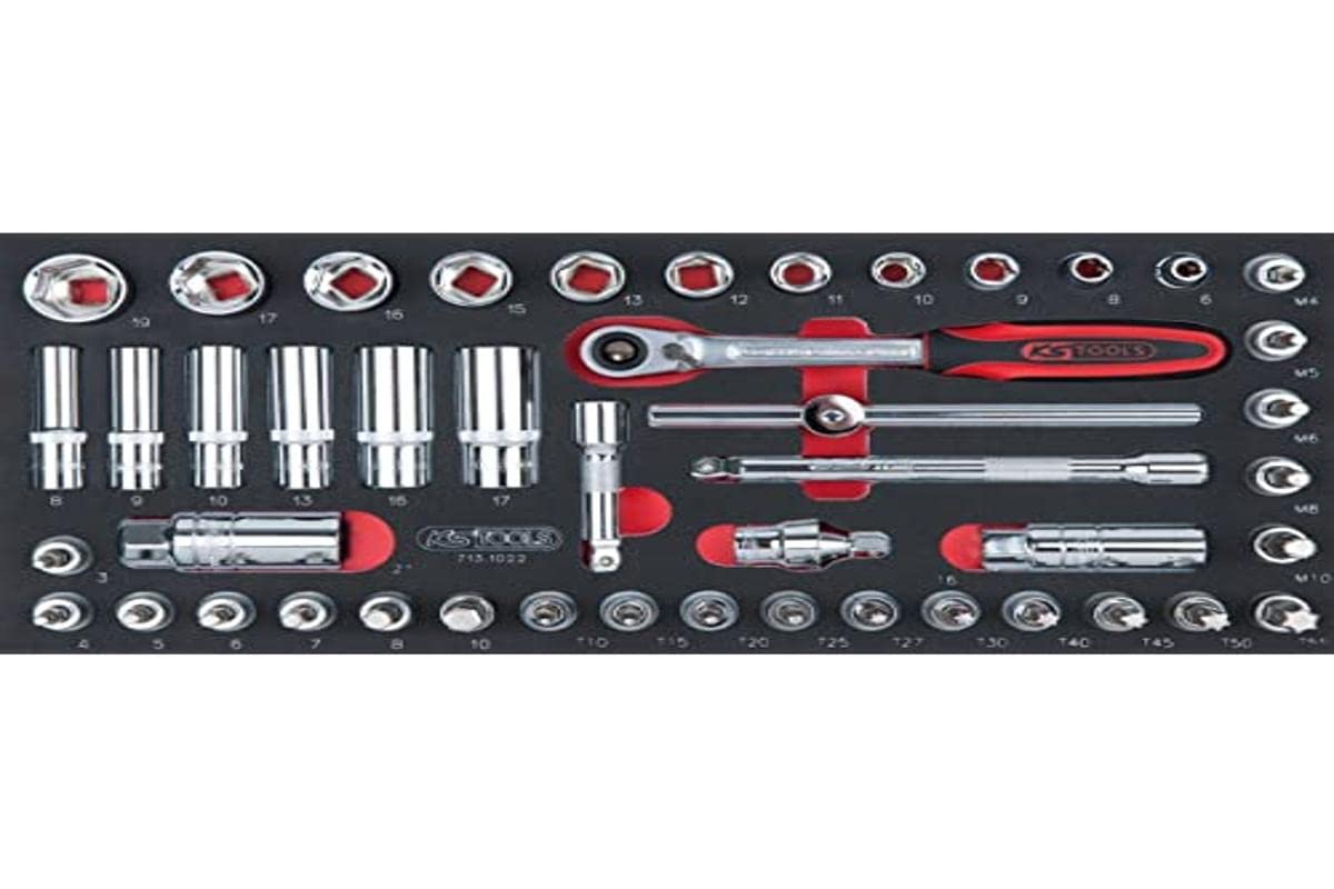 'KS Tools 713.1022 Ultimate di chiavi/accessori 3/8 46 pezzi