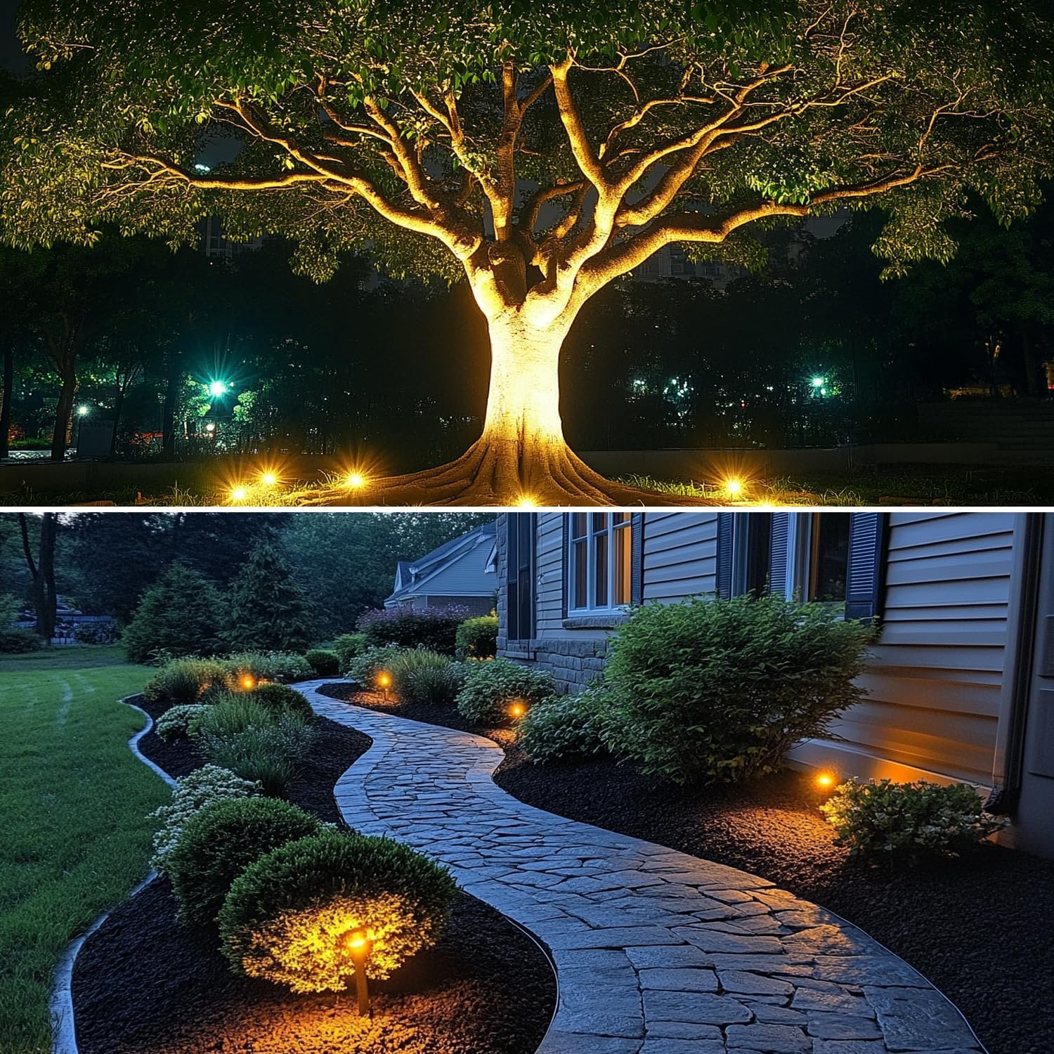 Faretto LED da giardino con picchetto 5W (4 pz) - immagine 3