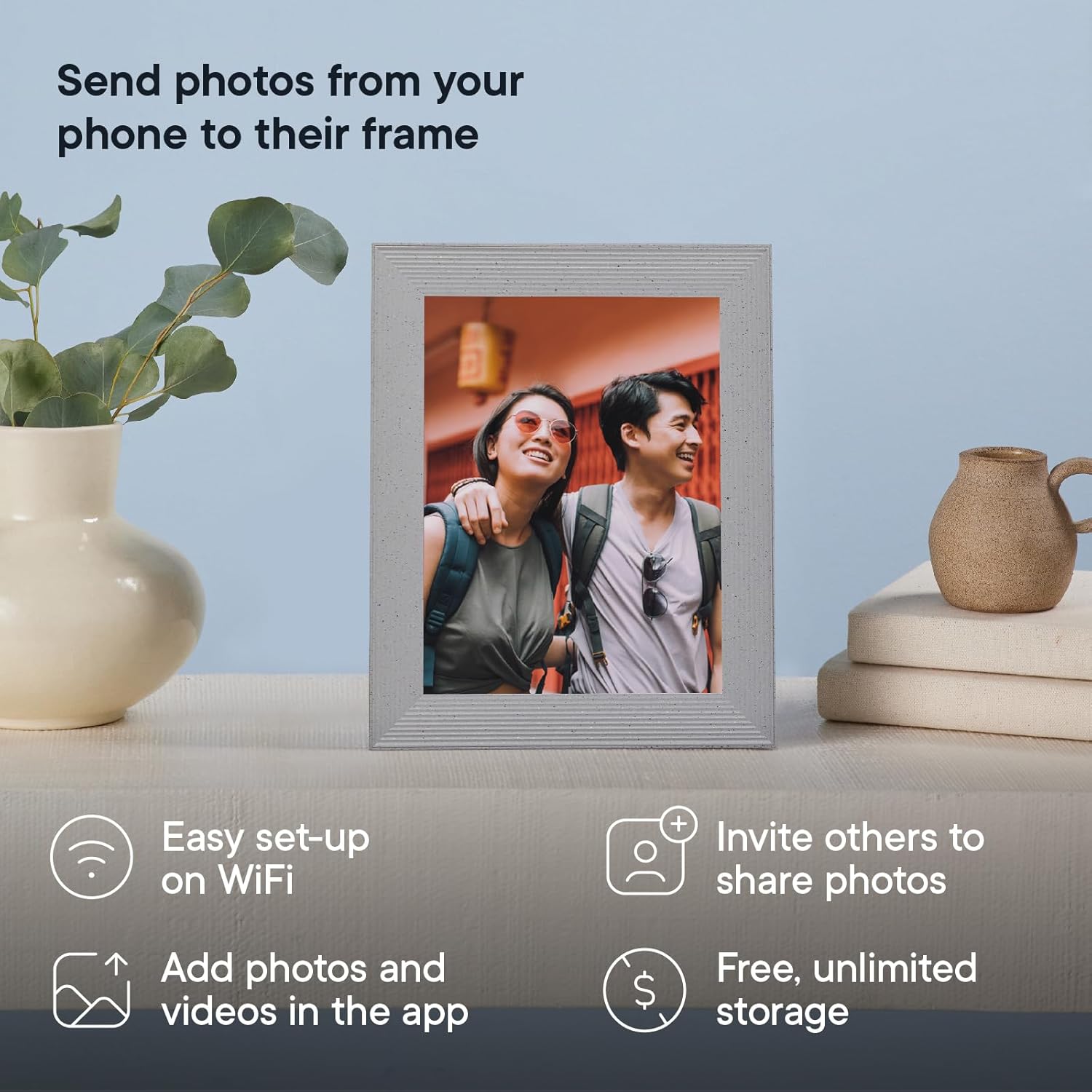 Aura Cornice Digitale Mason Luxe 9.7" 2K Wi-Fi - immagine 3