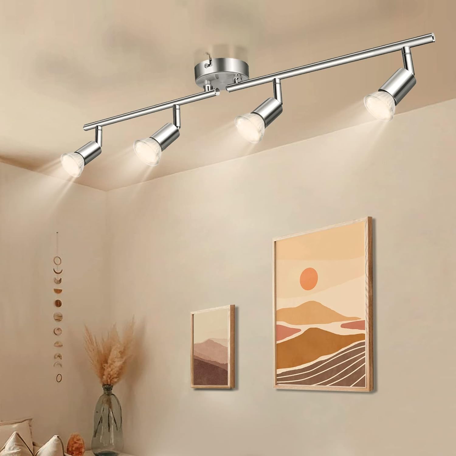 Wowatt Plafoniera LED Moderna 4 Luci GU10 5W