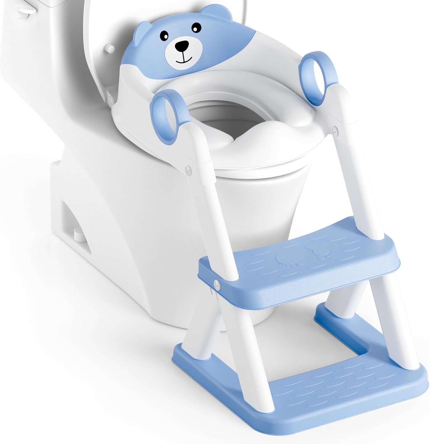 Rabb 1st Riduttore WC Bambini con Pedana, Blu - immagine 1