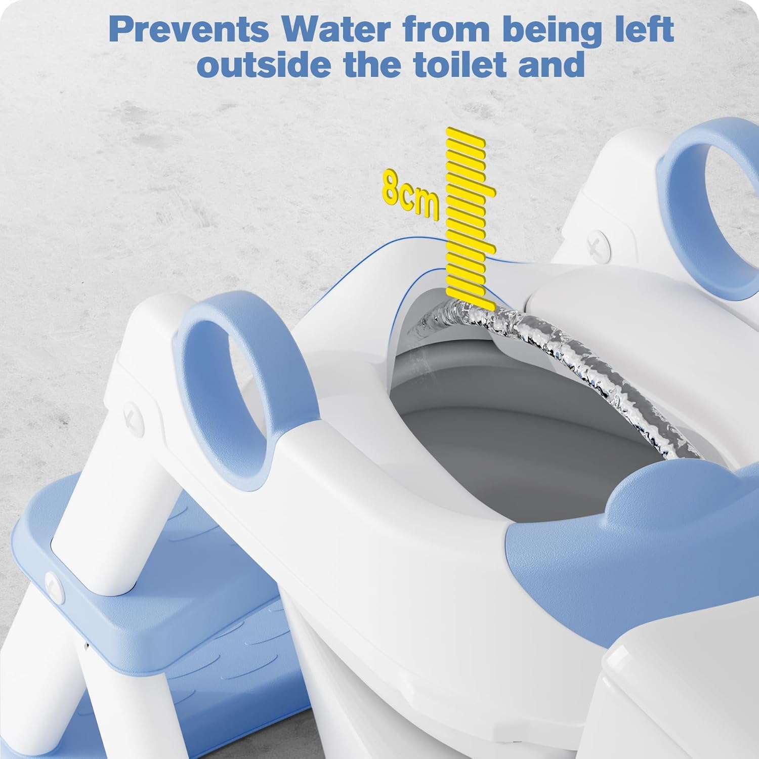 Rabb 1st Riduttore WC Bambini con Pedana, Blu - immagine 5