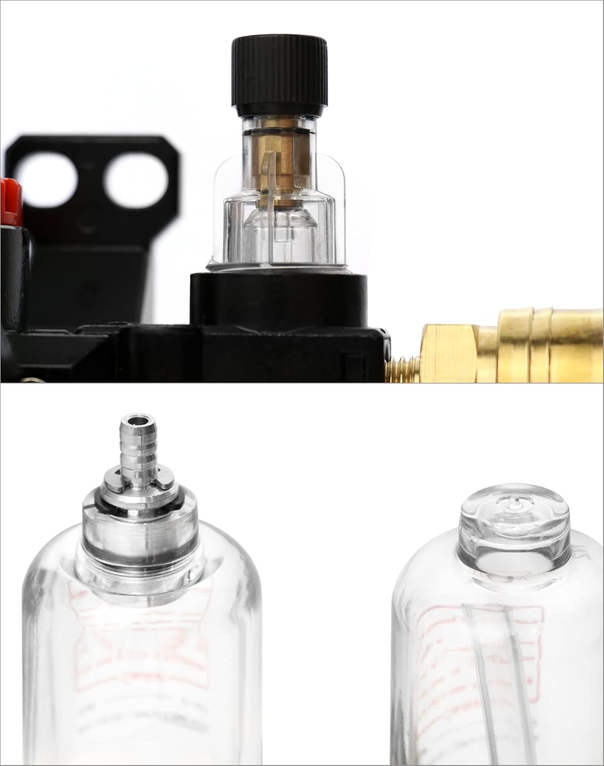 Qwork® Regolatore Pressione Compressore 1/4" - immagine 4