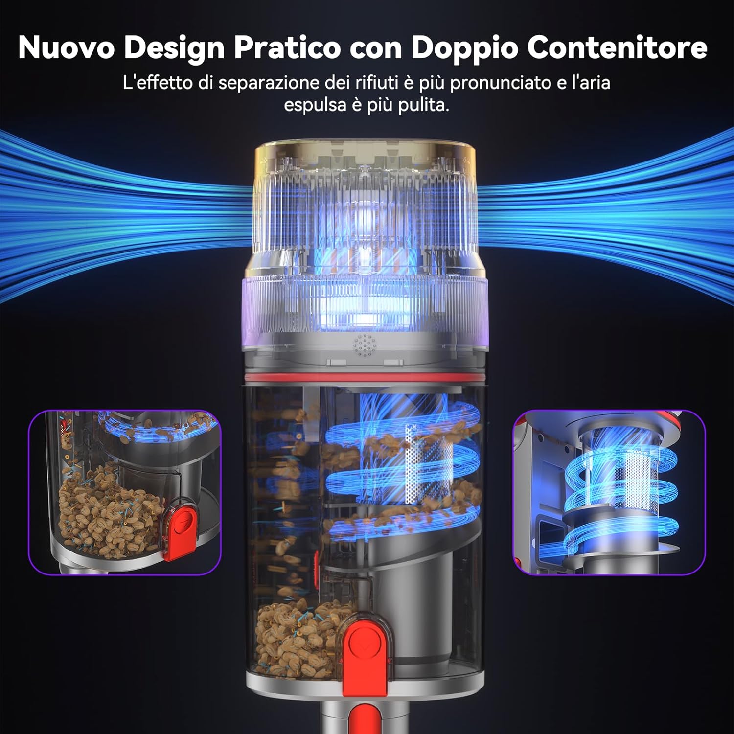 Vistefly V15 Ultra - Aspirapolvere Senza Fili 48KPa 70min - immagine 5