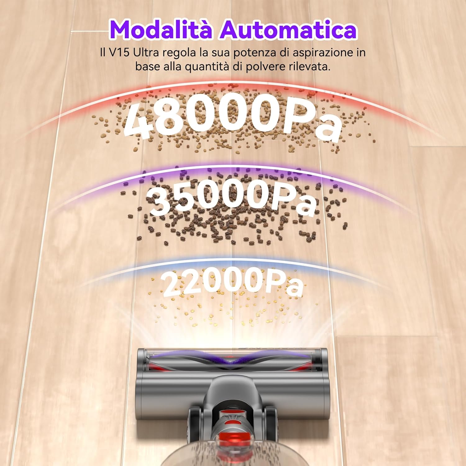 Vistefly V15 Ultra - Aspirapolvere Senza Fili 48KPa 70min - immagine 6