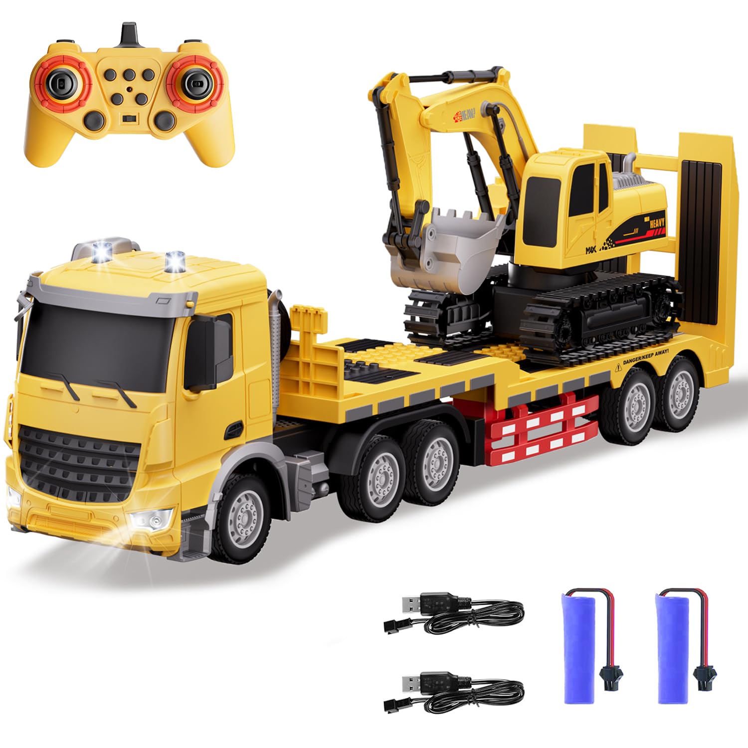 fisca Set Escavatori Radiocomandati 2 in 1 2.4GHz