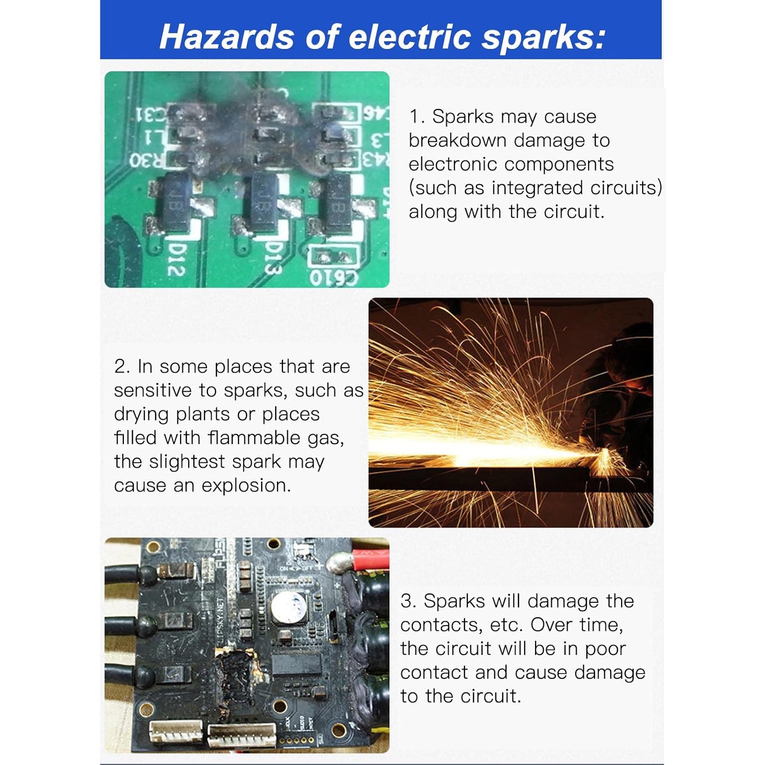 Interruttore Antiscintilla Intelligente 90V 150A - immagine 3