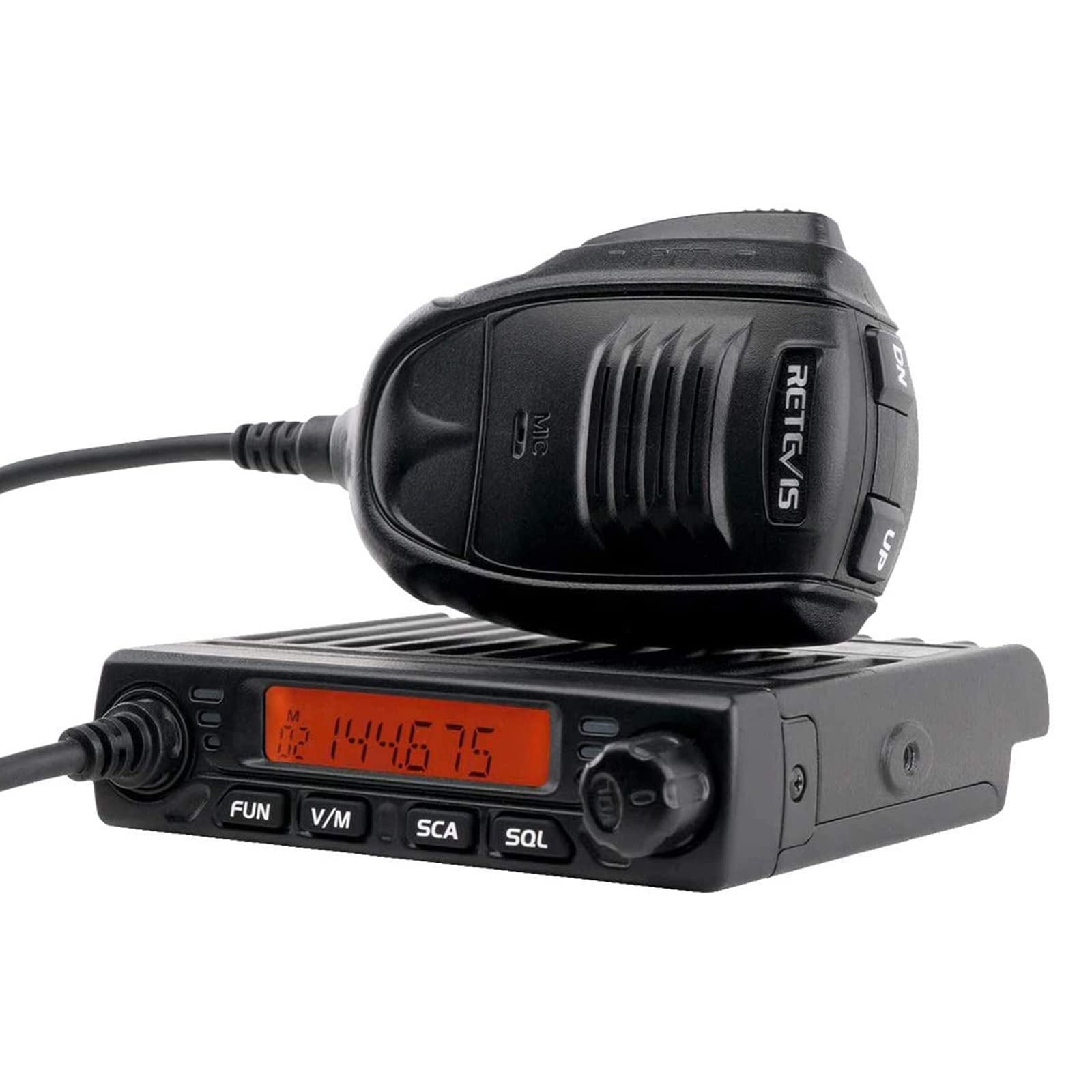 Retevis RT98 Ricetrasmettitore Mobile 199 Canali VHF, Nero