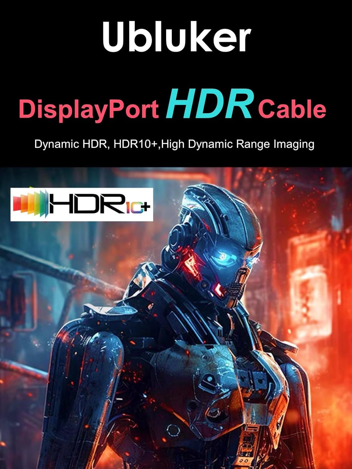 Ubluker Cavo DisplayPort 40Gbps 2M Certificato VESA - immagine 6