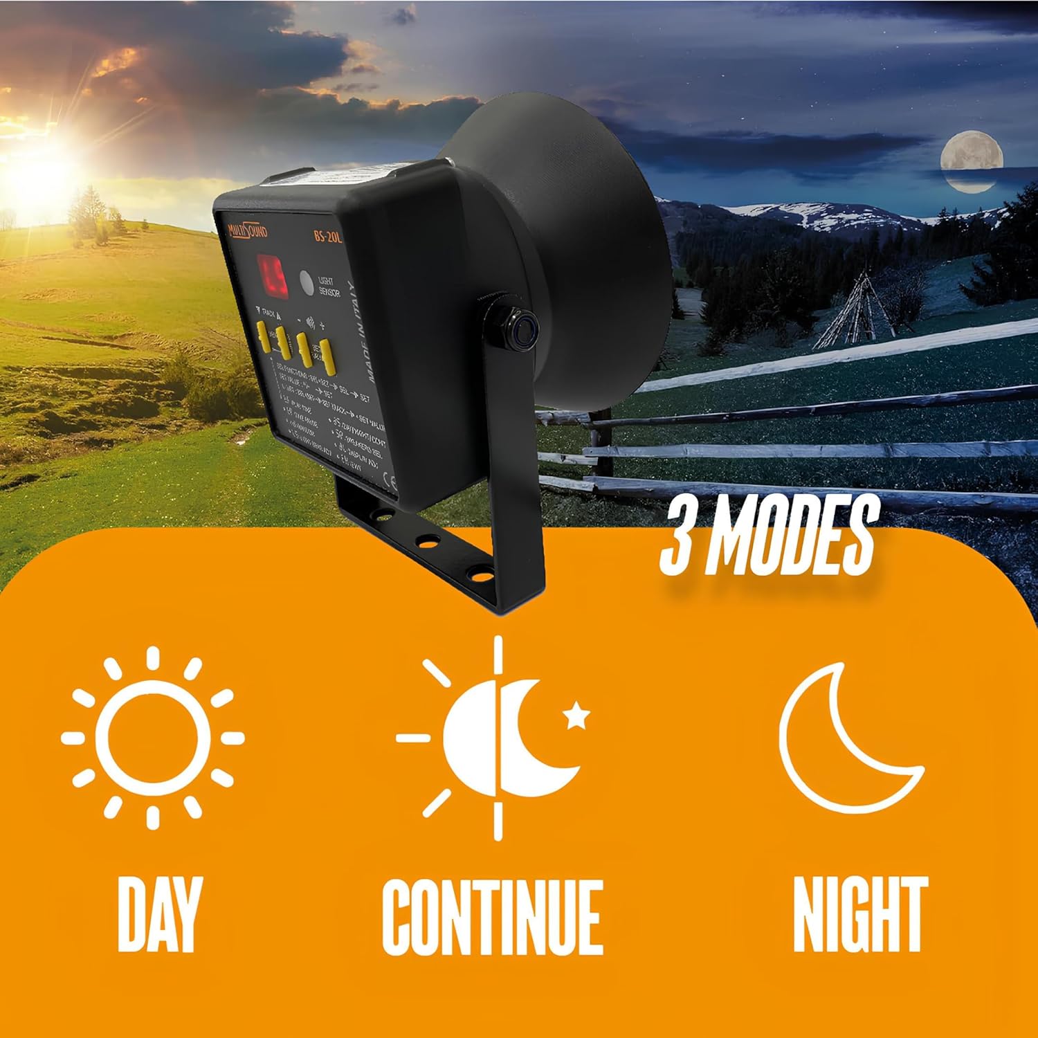 Multisound Dissuasore Acustico Scaccia Animali Selvatici - immagine 6