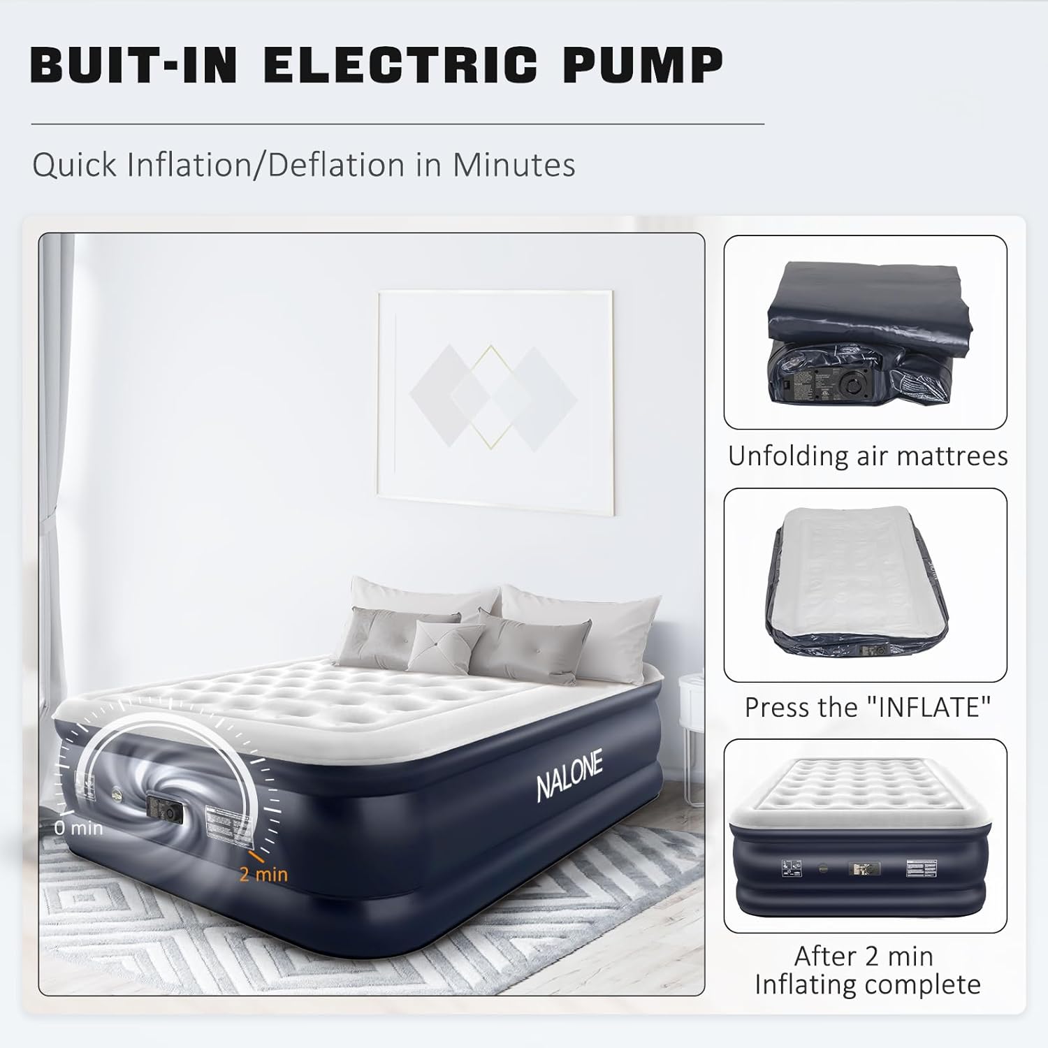 Nalone Materasso Dura-Beam Matrimoniale Full - immagine 3