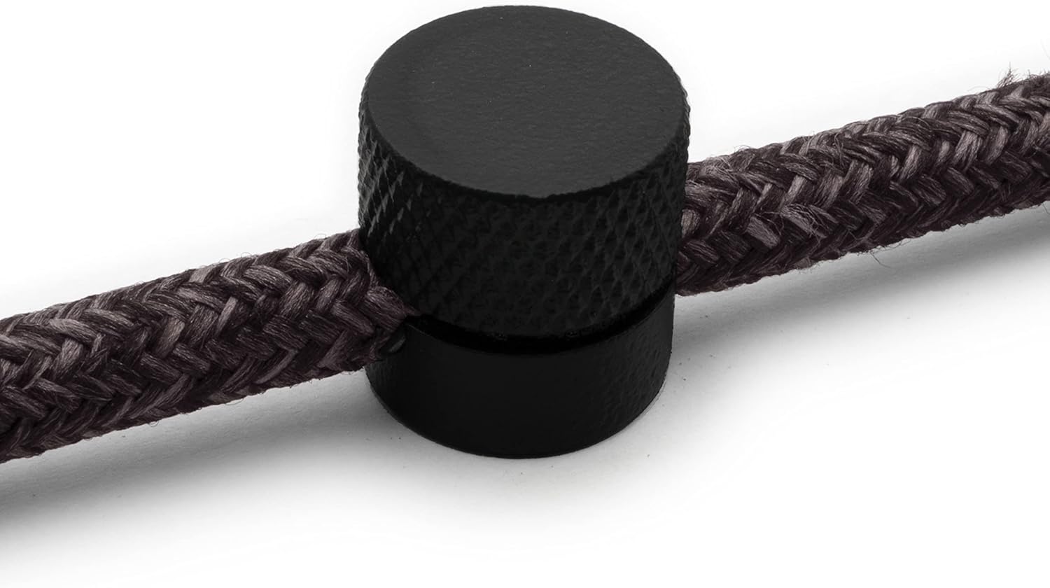 Amarcords - 10 Decentratori Pressacavo in Alluminio, Nero