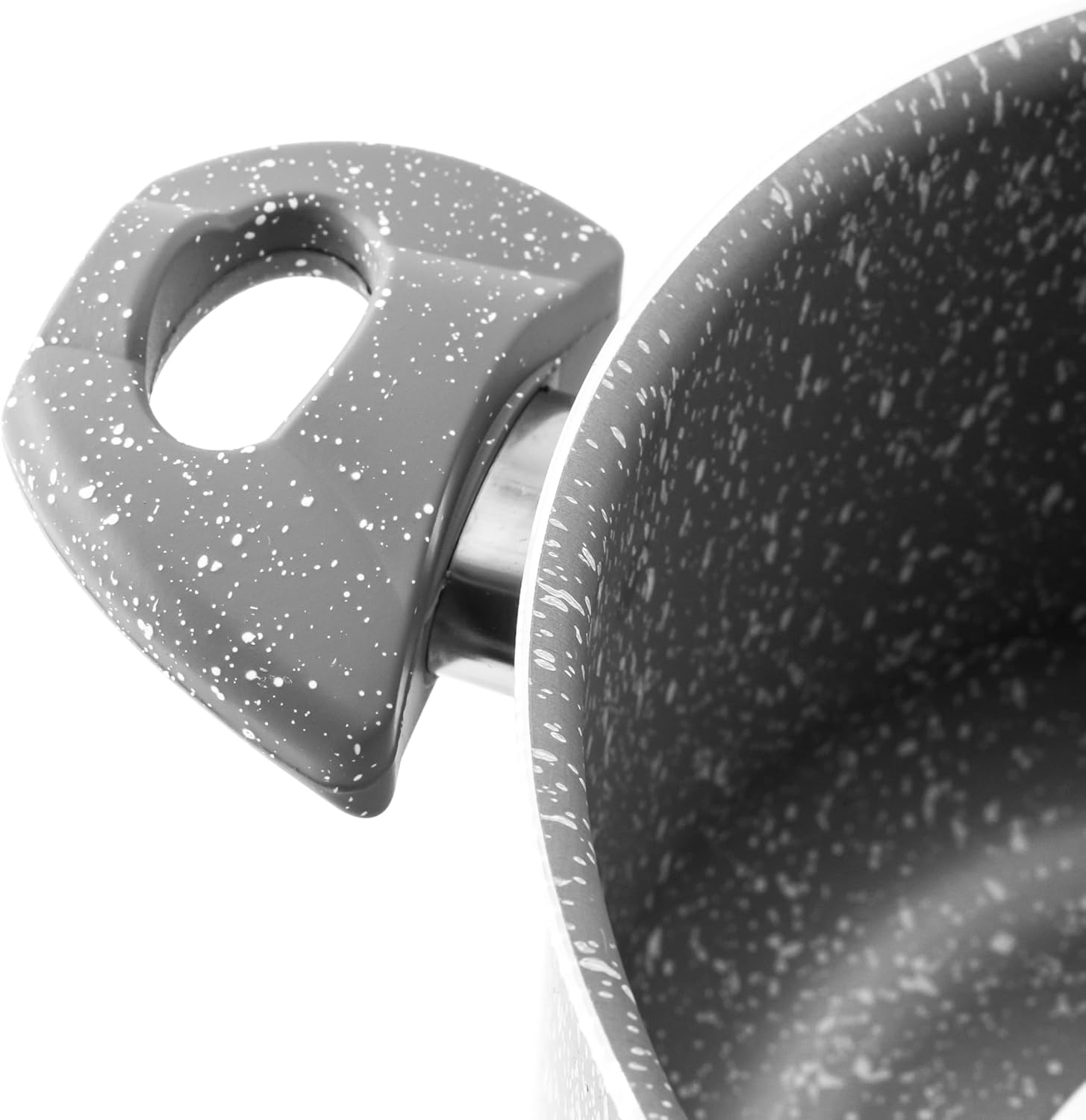 Zanetti Pietra Rara - Casseruola Antiaderente 20cm - immagine 4