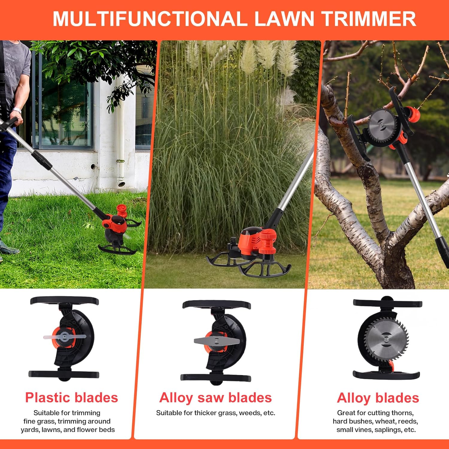 Decespugliatore a Batteria con 2x4.0Ah Batterie - immagine 2