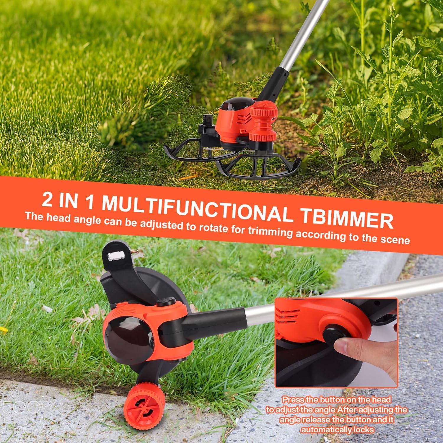 Decespugliatore a Batteria con 2x4.0Ah Batterie - immagine 3