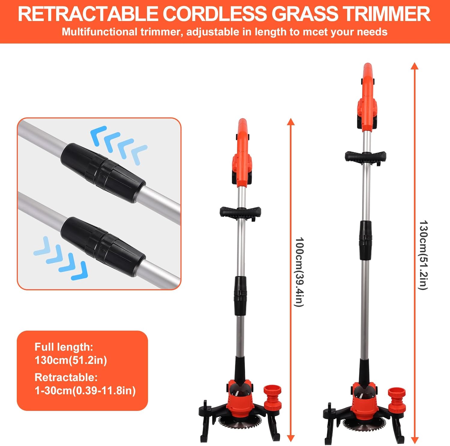 Decespugliatore a Batteria con 2x4.0Ah Batterie - immagine 4