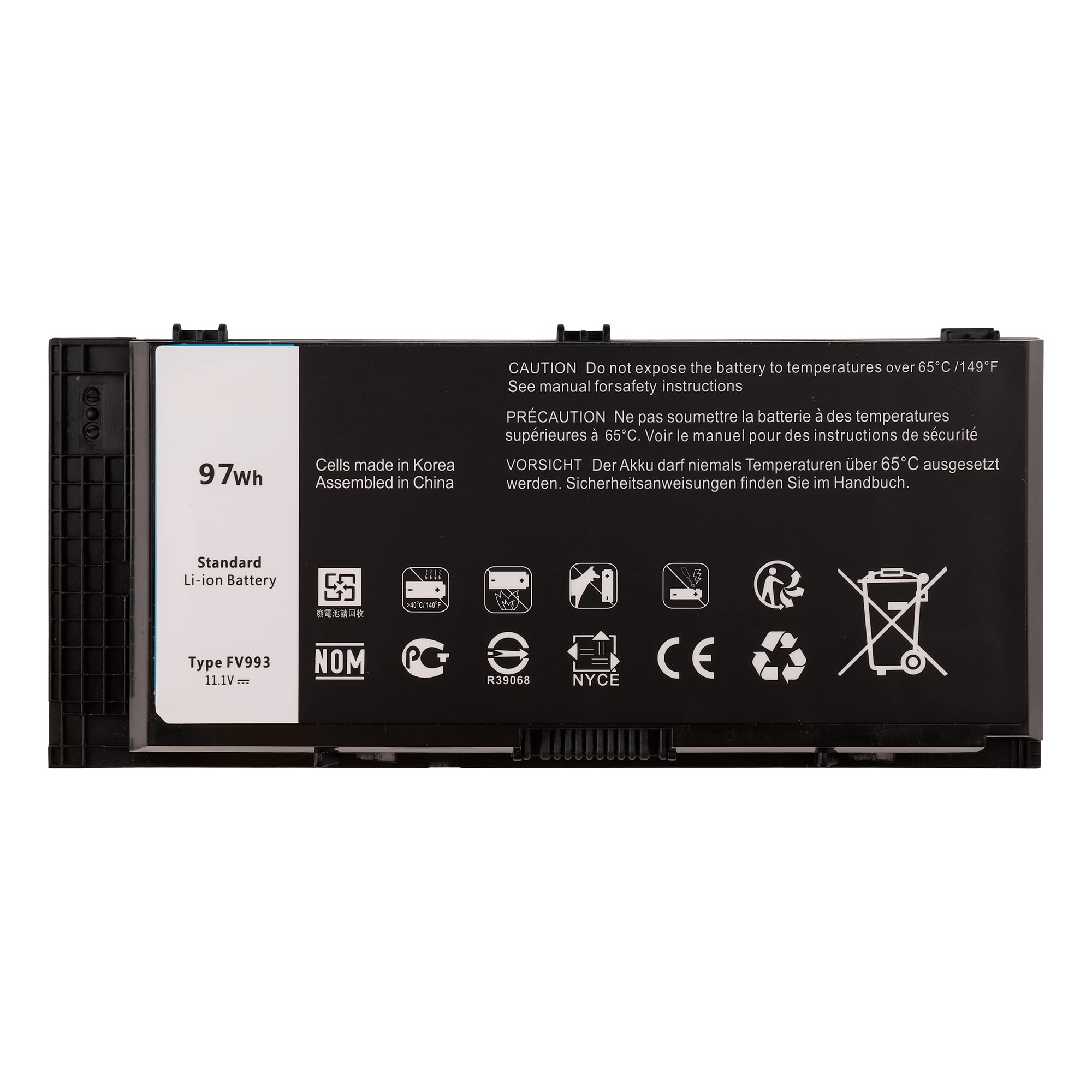 Swark Batteria di Ricambio FV993 per Dell Precision