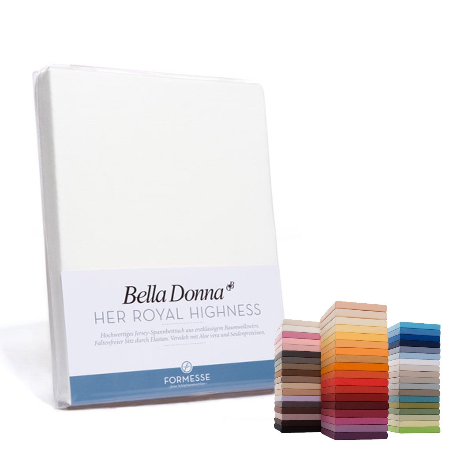 Bella Donna lenzuolo Jersey - bianco - 90/190-100/220