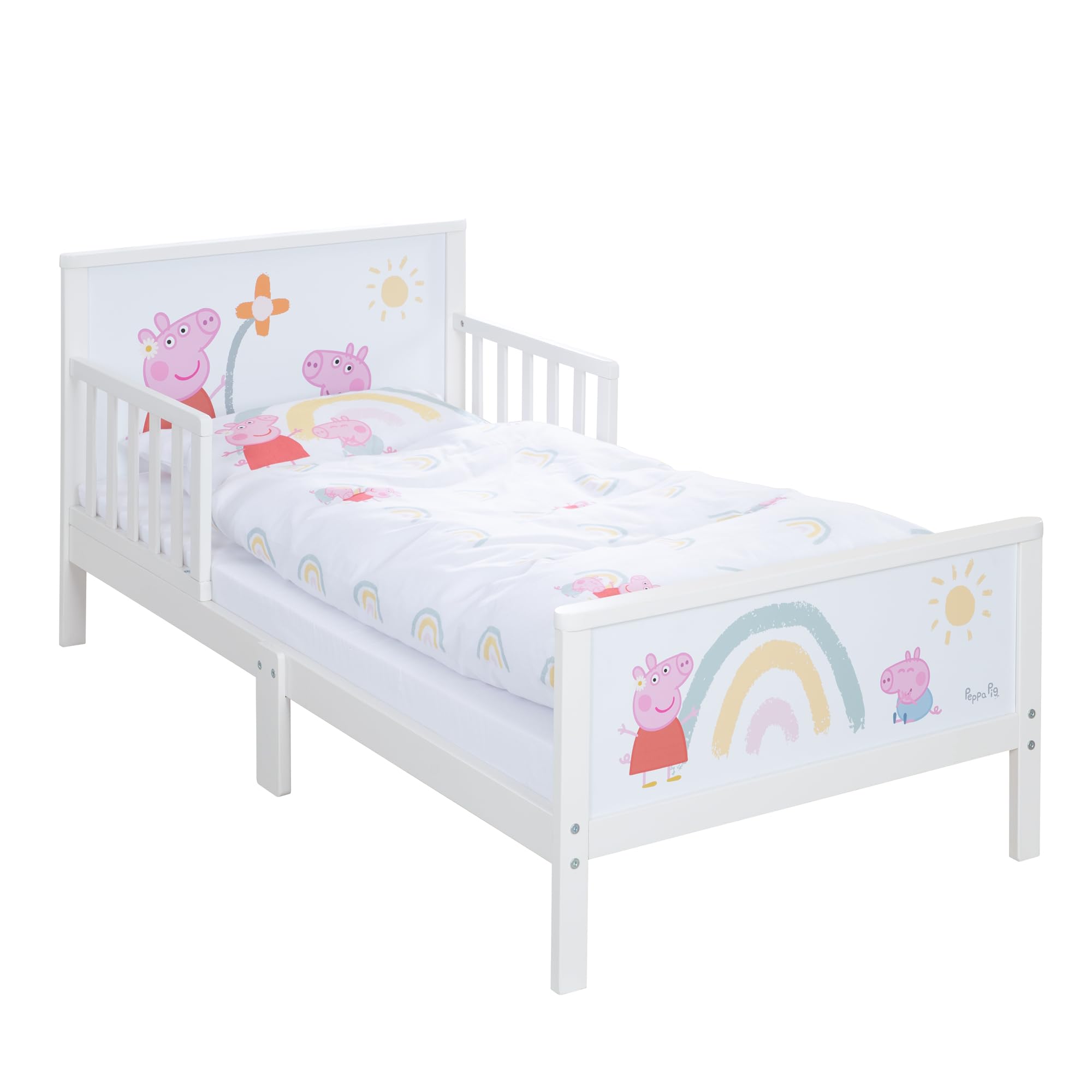 Roba Letto Bambini Peppa Pig 70x140cm Bianco