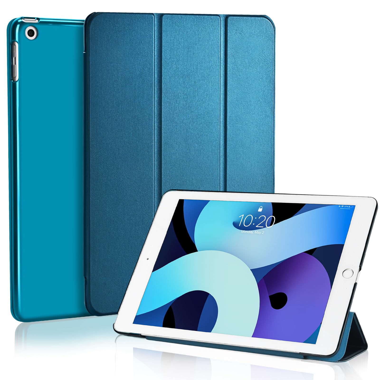 4ubonlife Custodia per iPad 6a/5a Gen 9,7" 2018/2017, Blu