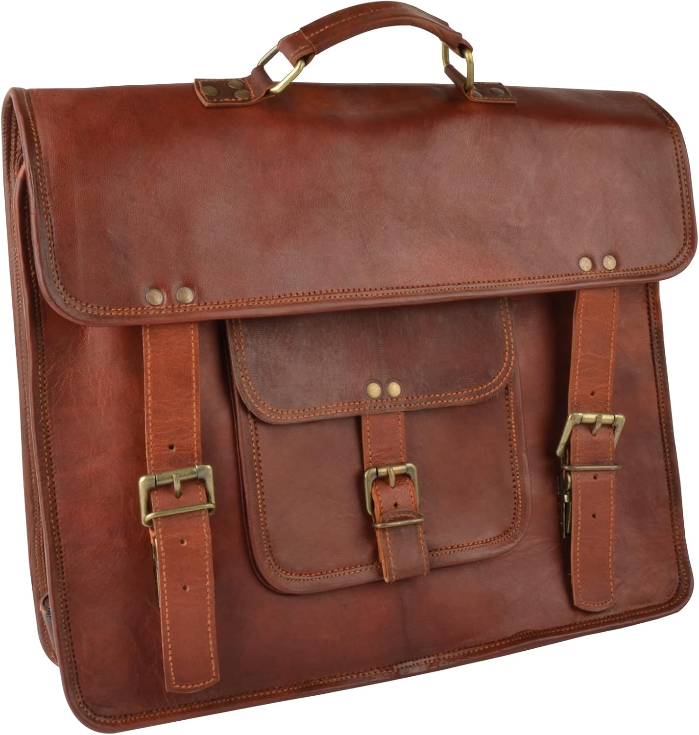 Brüder Mannesmann M29048 - Borsa porta attrezzi in pelle, 24 pezzi - immagine 3