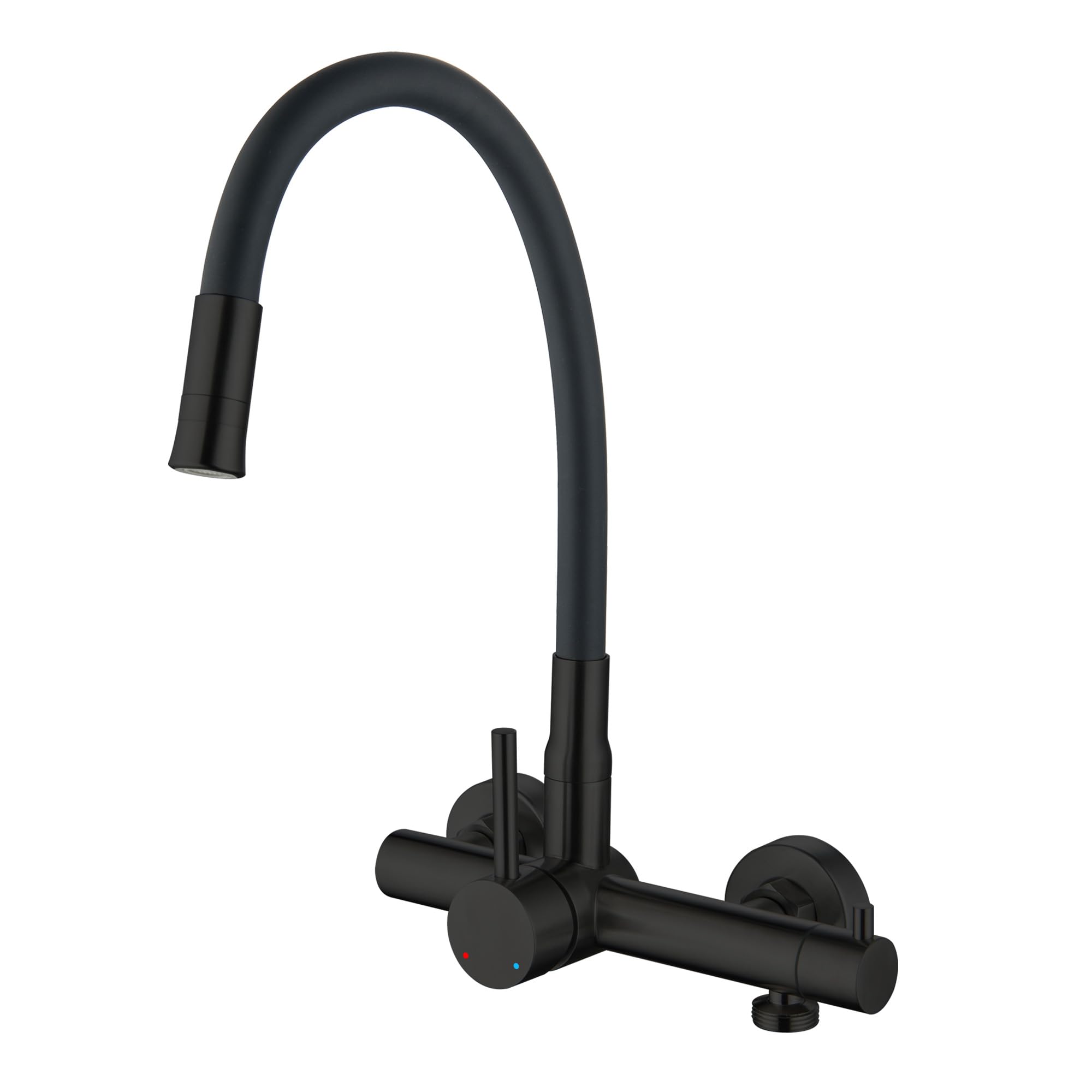 Rubinetto Cucina a Parete con Beccuccio Flessibile