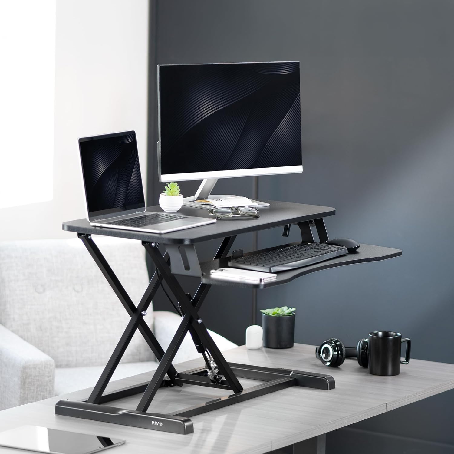 Vivo Scrivania Regolabile in Altezza 32" (desk-v000k) - immagine 2