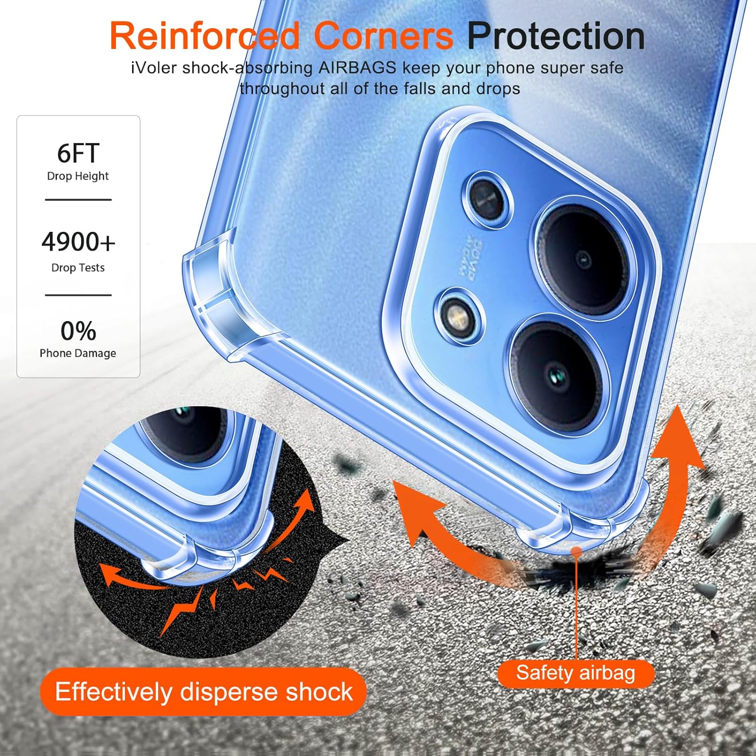 iVoler 3 in 1 Cover per Xiaomi Redmi 15C 4G/5G - immagine 3