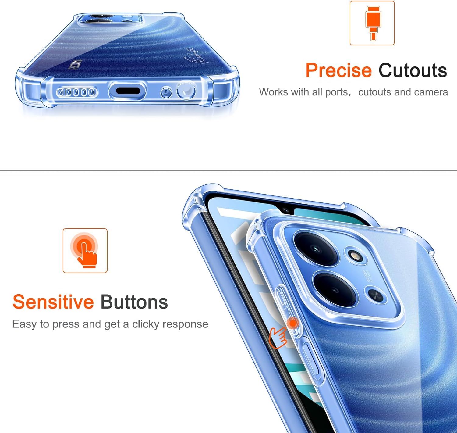 iVoler 3 in 1 Cover per Xiaomi Redmi 15C 4G/5G - immagine 5