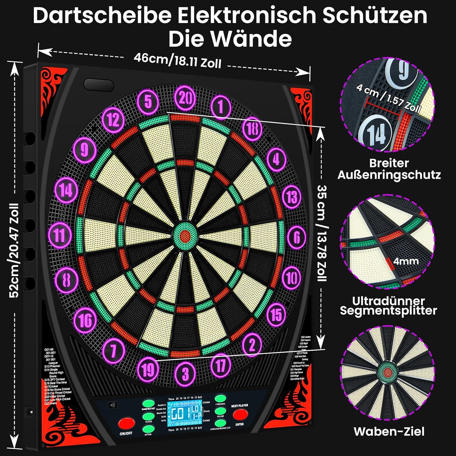 Bersaglio Elettronico con Voce Tedesca e Schermo LCD - immagine 6