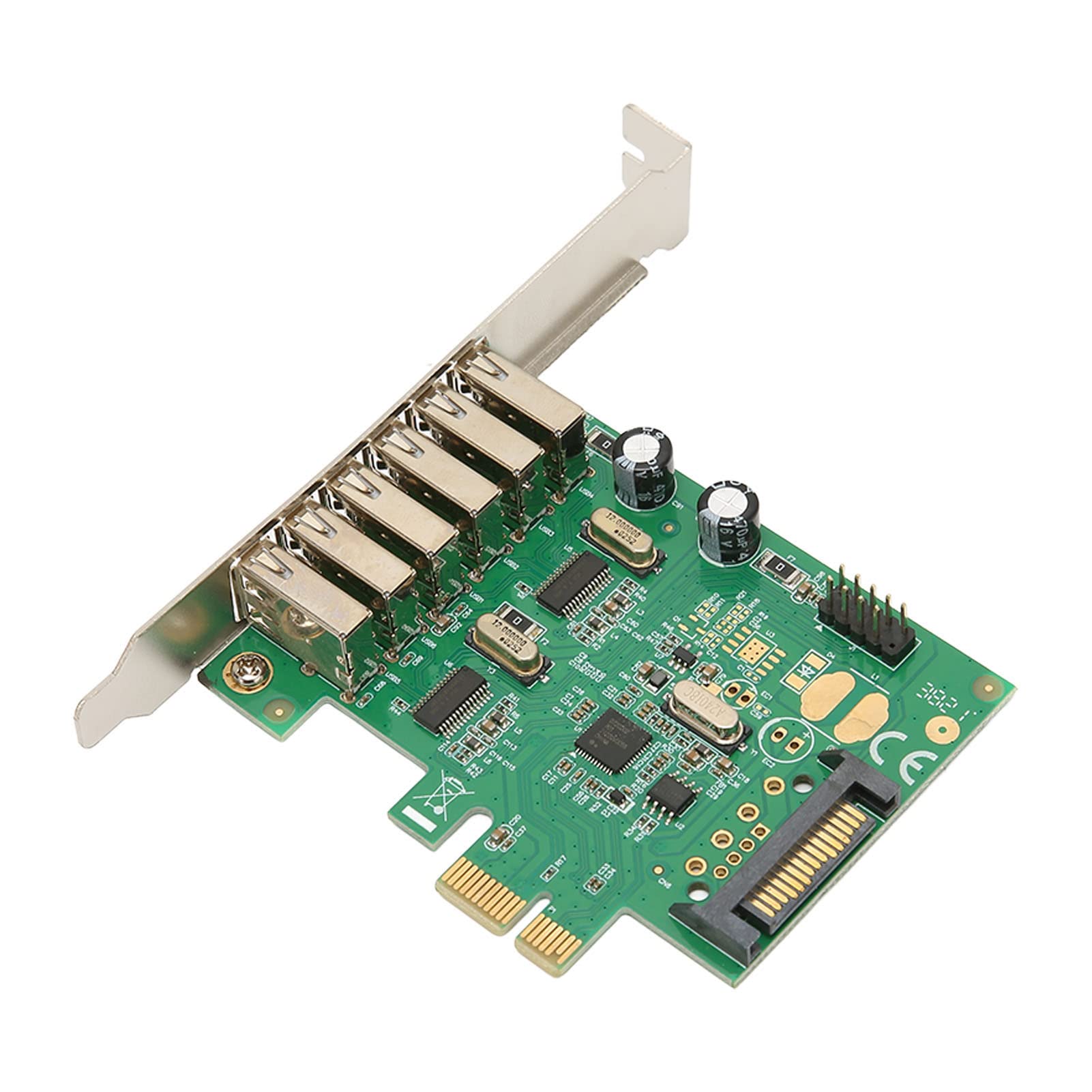 Bewinner Scheda di Espansione PCIE a USB 6 Porte