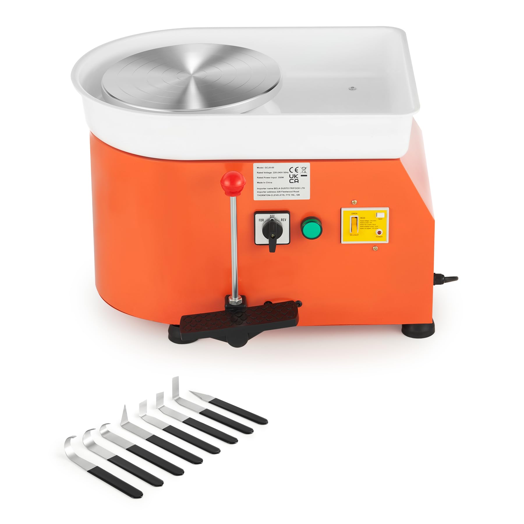 CREWORKS Tornio per Ceramica Elettrica 350W 25CM