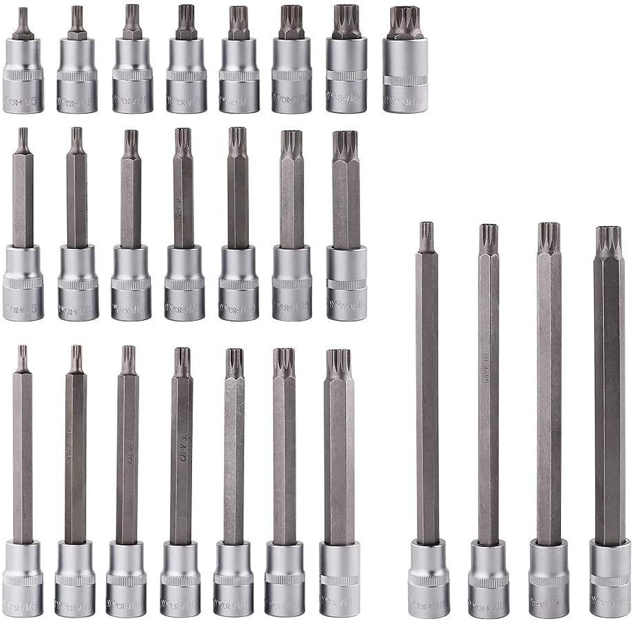 Haskyy Set 26 Chiavi a Bussola con Cricchetto XZN - immagine 6